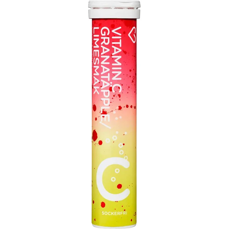 Hjärtats Vitamin C Granatäpple/Lime 20 st - C-vitamin