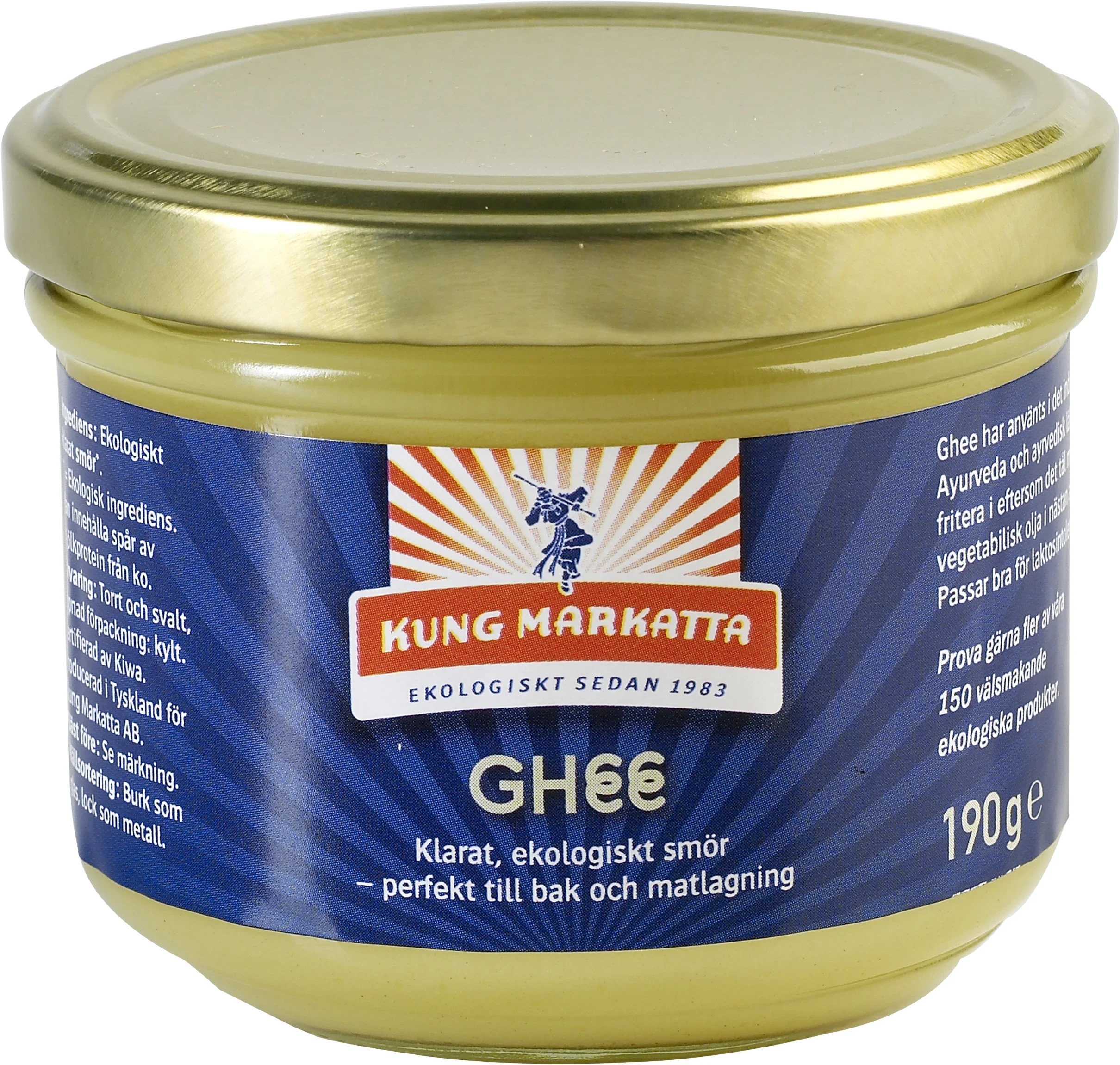Kung Markatta Ghee Eko 190 g - Smaksättning & sötning