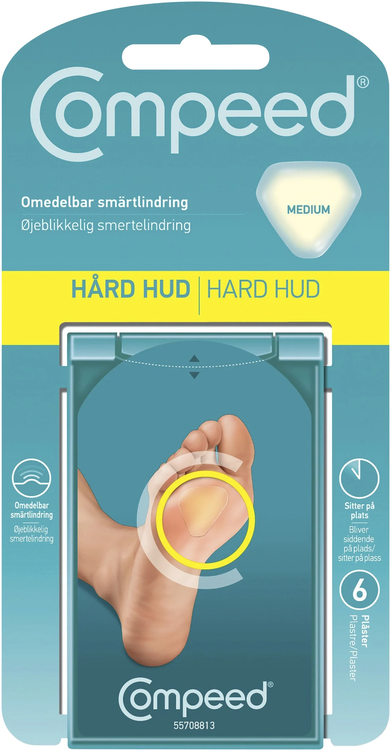 Compeed hård hud plåster 6 st - Förhårdnader & sprickor