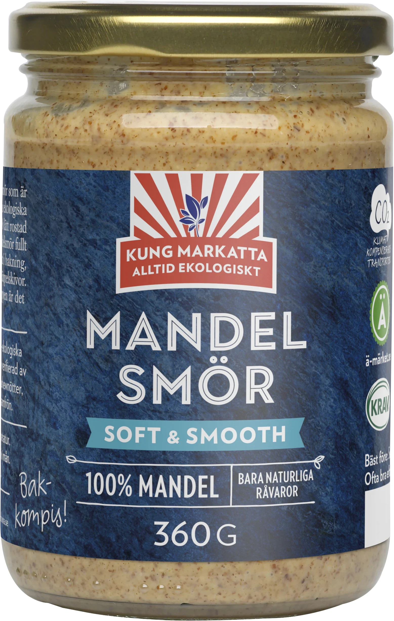 Kung Markatta Mandelsmör Krav 360 g - Smaksättning & sötning