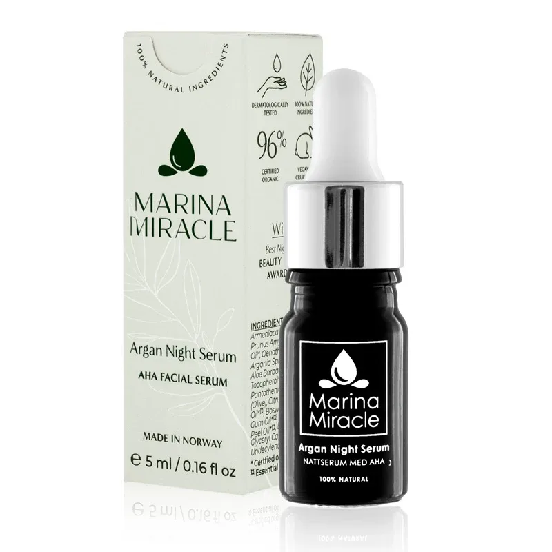 Marina Miracle Argan Night Serum Small 5 ml - Ansiktsolja