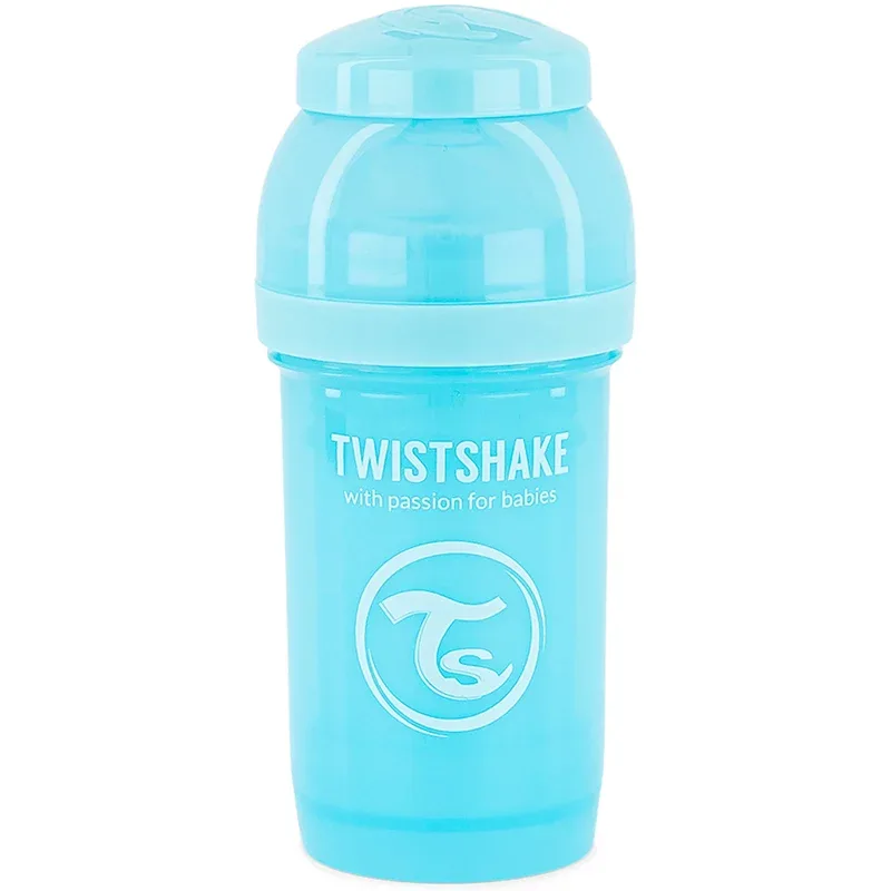 Twistshake Anti-Colic nappflaska 180 ml Pastell Blå - Nappflaskor & vällingflaskor
