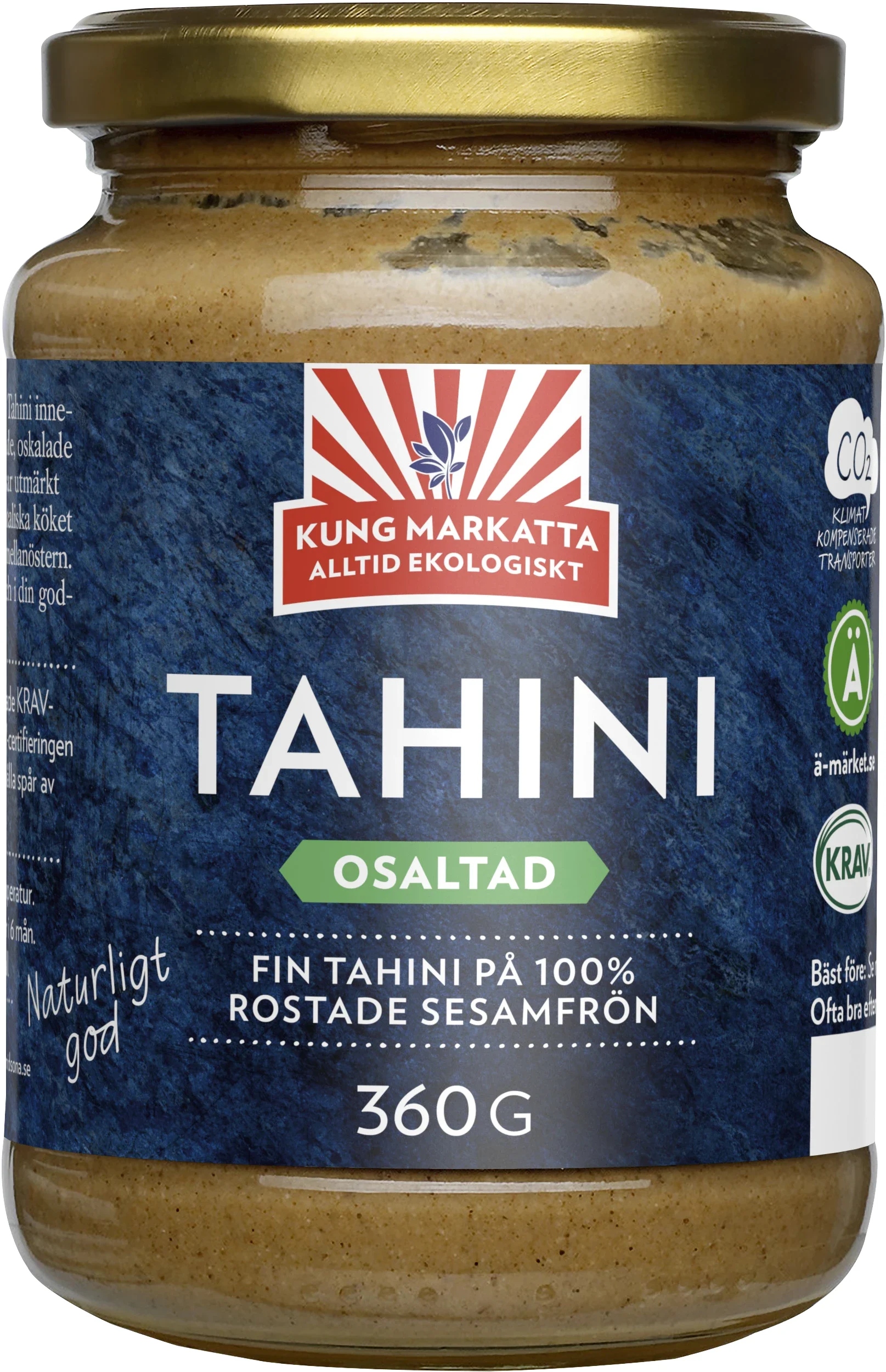 Kung Markatta Tahini Krav 360 g - Smaksättning & sötning