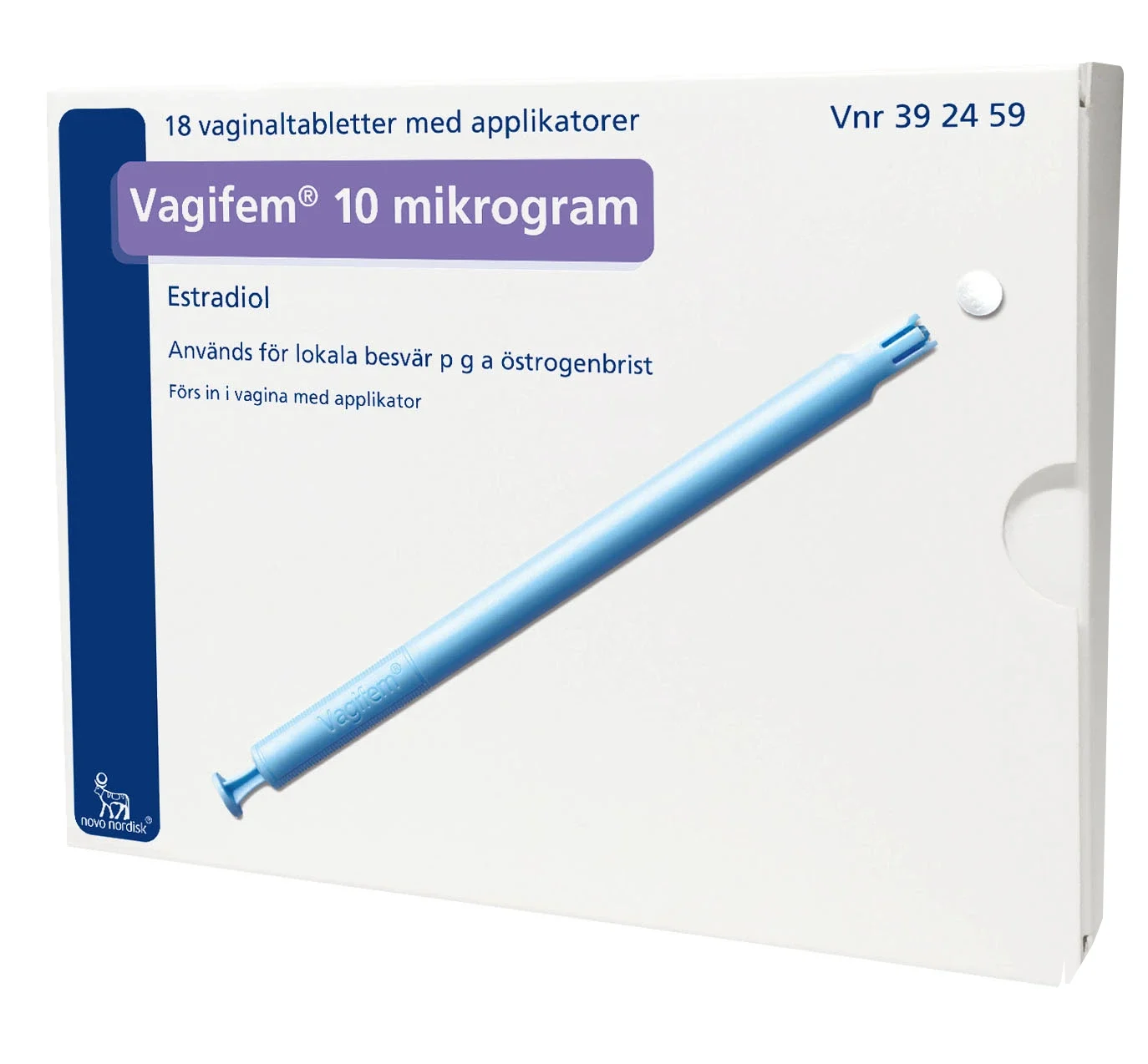 Vagifem vaginaltablett 10 μg 18 st - Torra slemhinnor