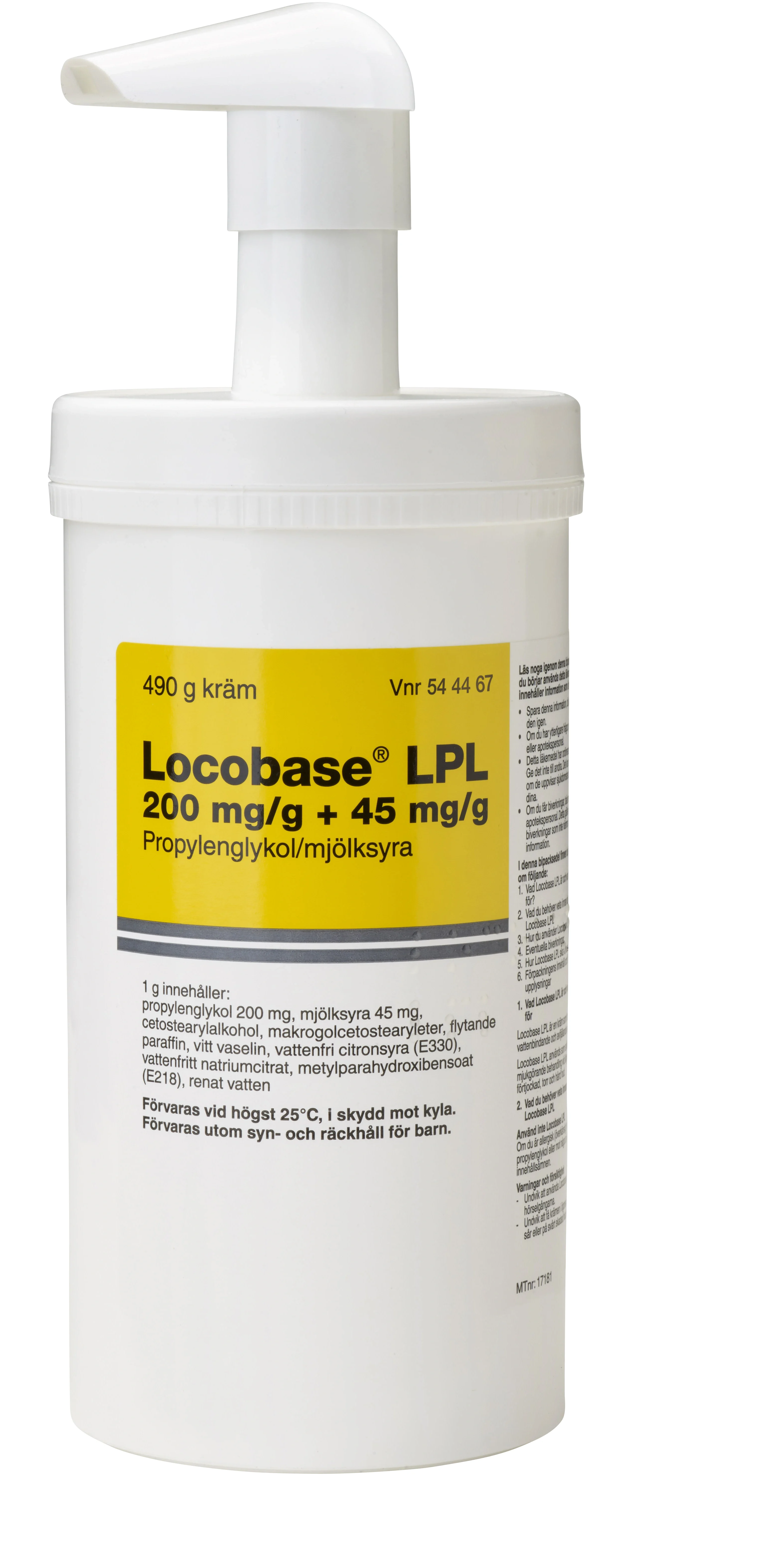 Locobase LPL Kräm 200mg/g+45mg/g 490 g - Hudkräm & bodylotion