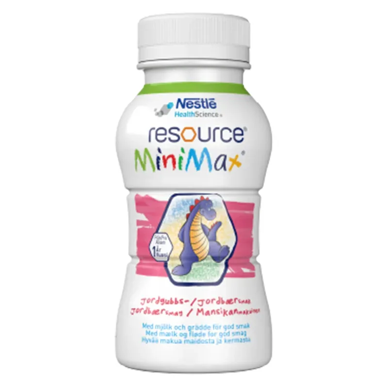 Resource MiniMax Jordgubb 2 x 200 ml - Specialkost för barn