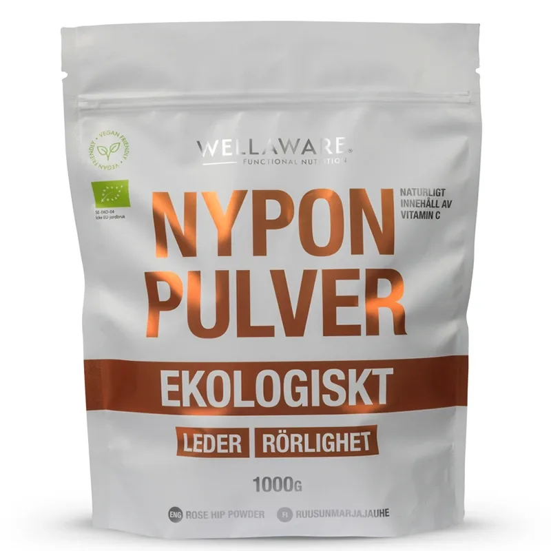 WellAware Ekologiskt Nypon 1 kg - Sportnutrition