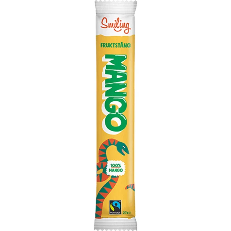 Smiling Fruktstång Mango 27 g - Nötter & torkad frukt