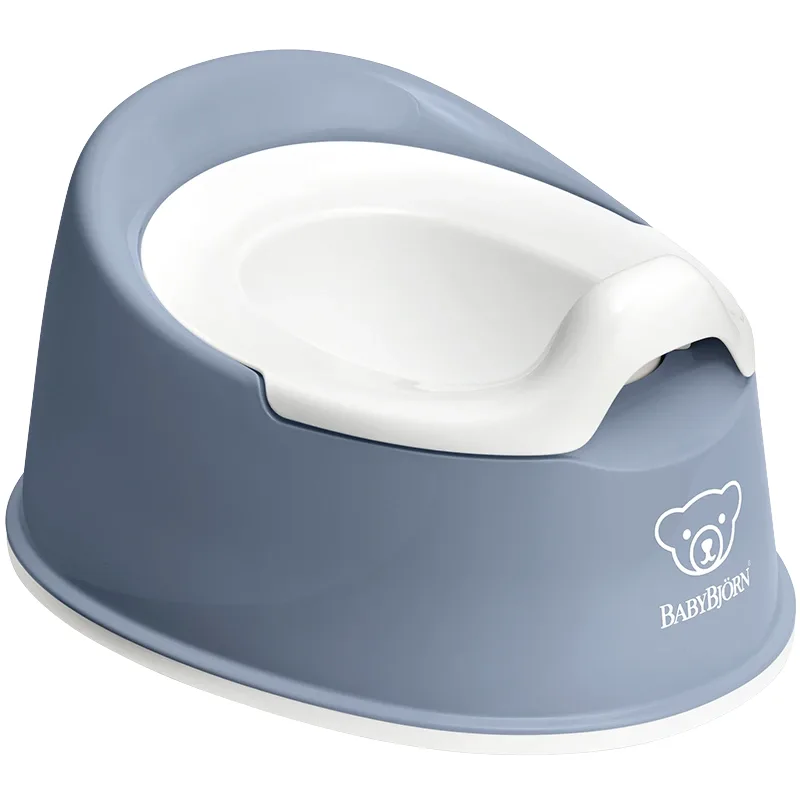 BabyBjörn Smart Potta Gråblå/Vit - Potträning