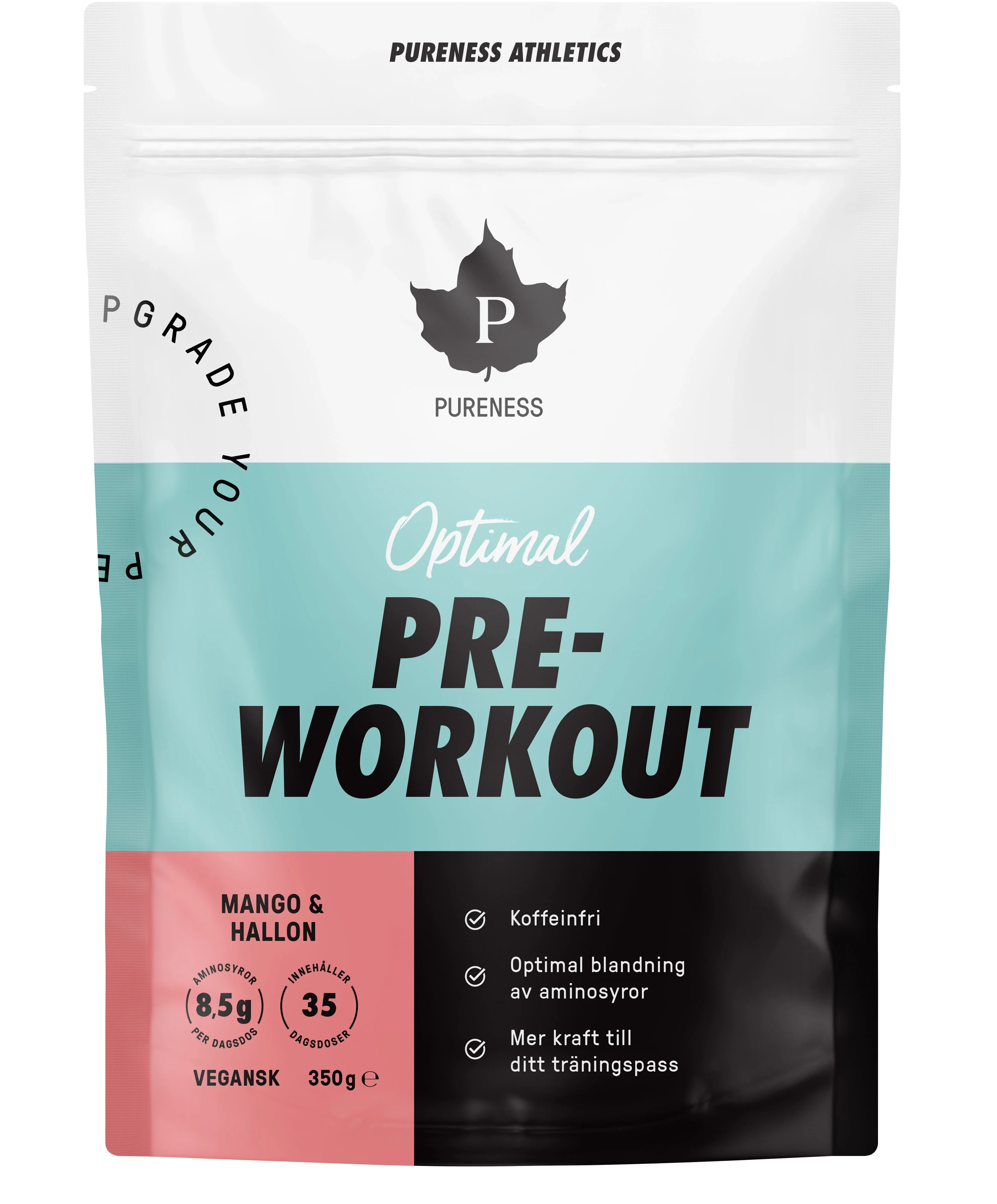 Pureness Athletics Pre-Workout Mango Hallon 350 g - Pre-workout pulver (PWO)