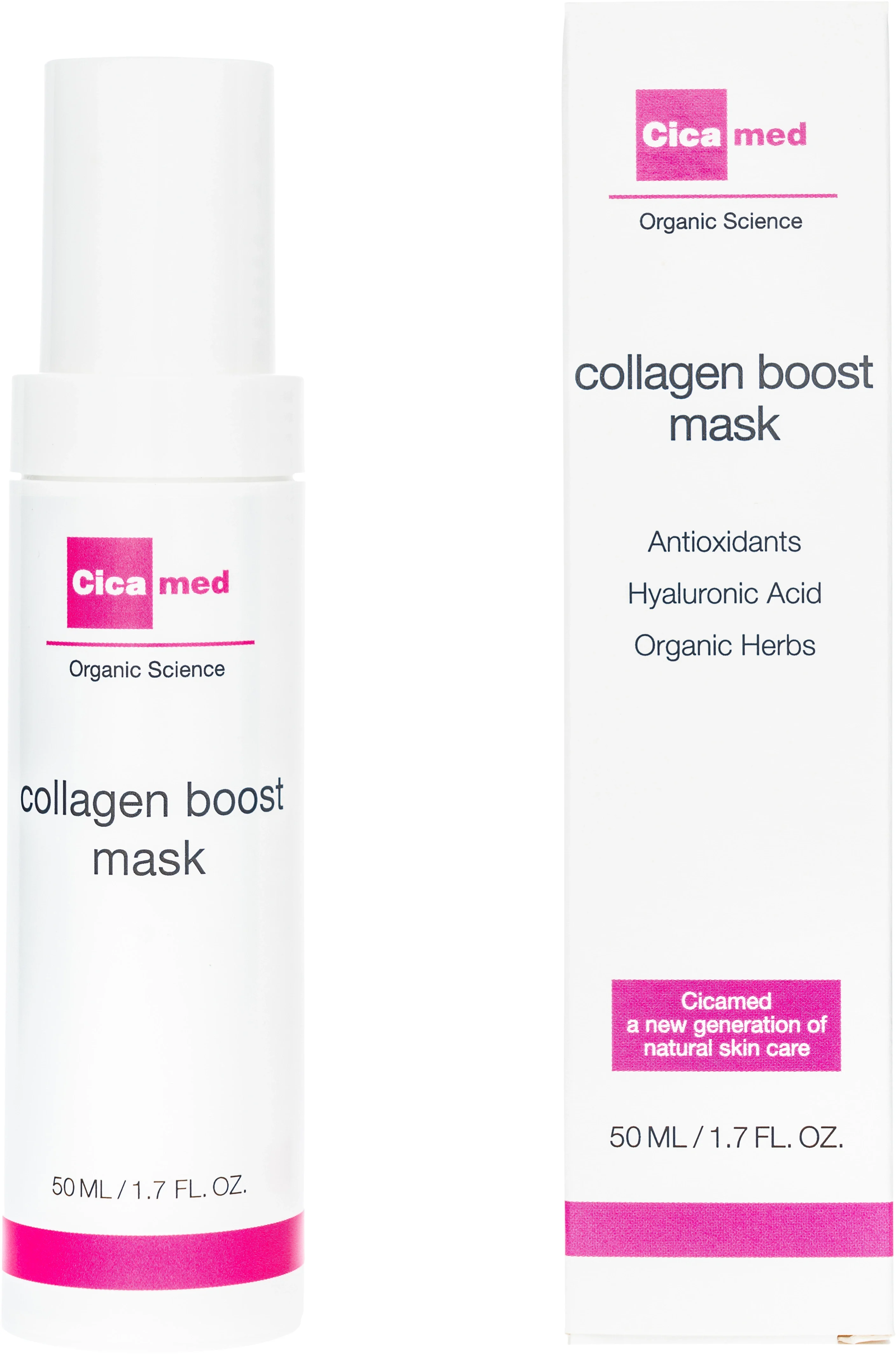 Cicamed Organic Science Collagen Boost Mask 50 ml - Kräm- & gelmask