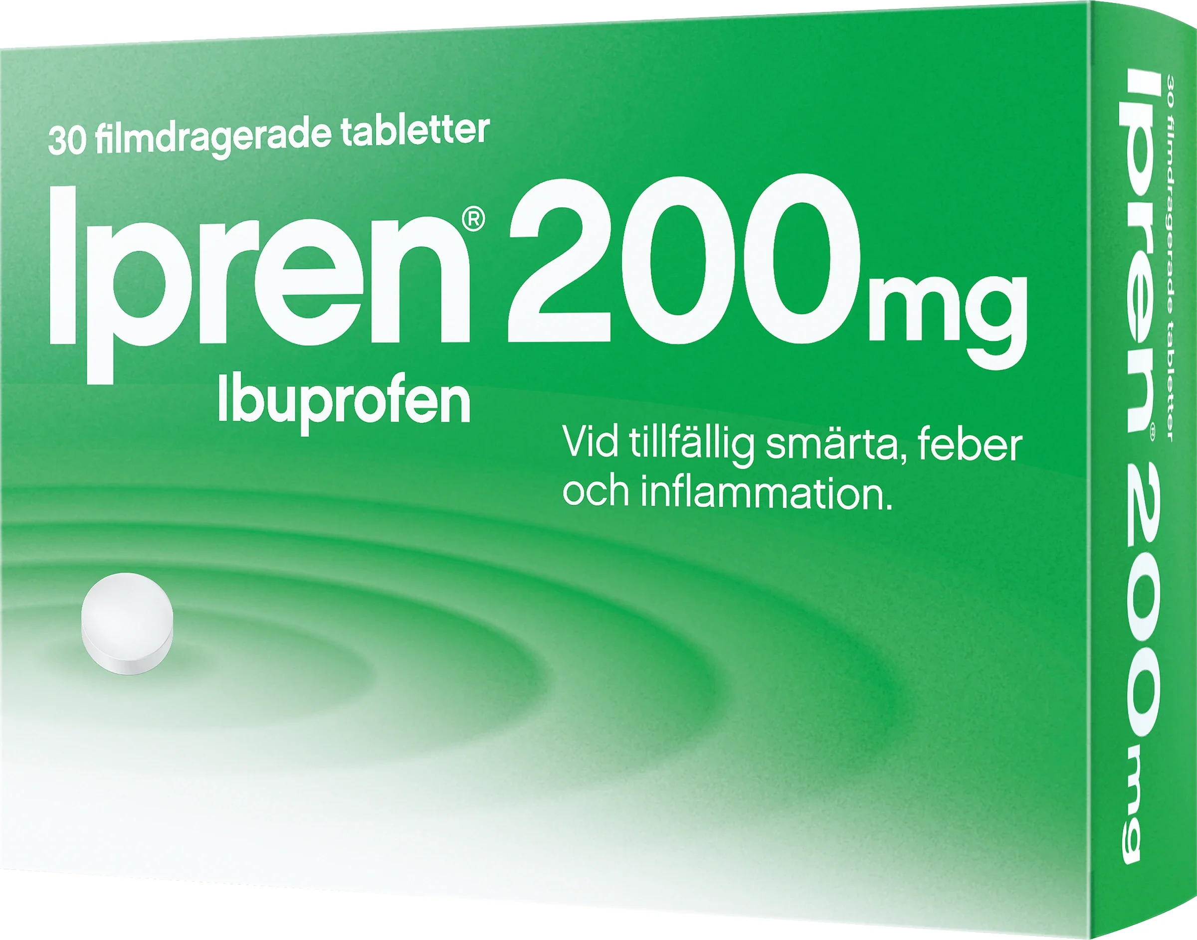 Ipren filmdragerad tablett 200 mg 30 st - Febernedsättande