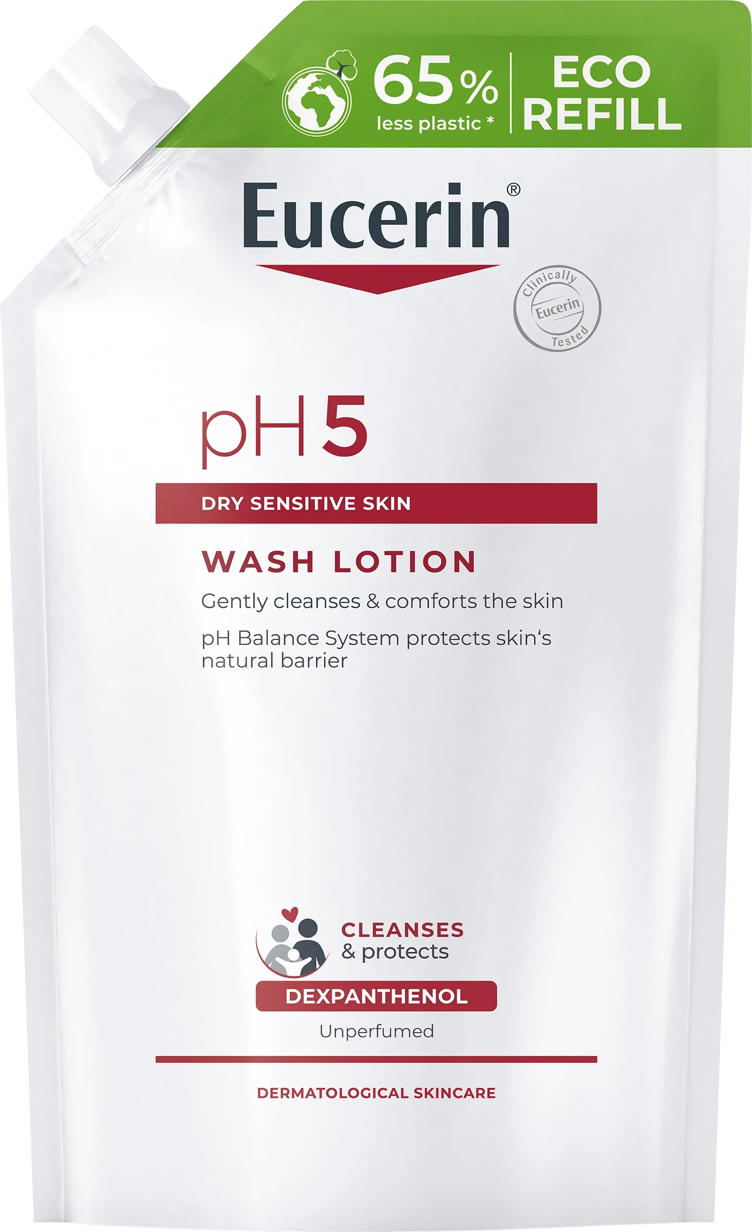 Eucerin pH5 Washlotion oparfymerad refill 400 ml - Duschkräm & duschtvål