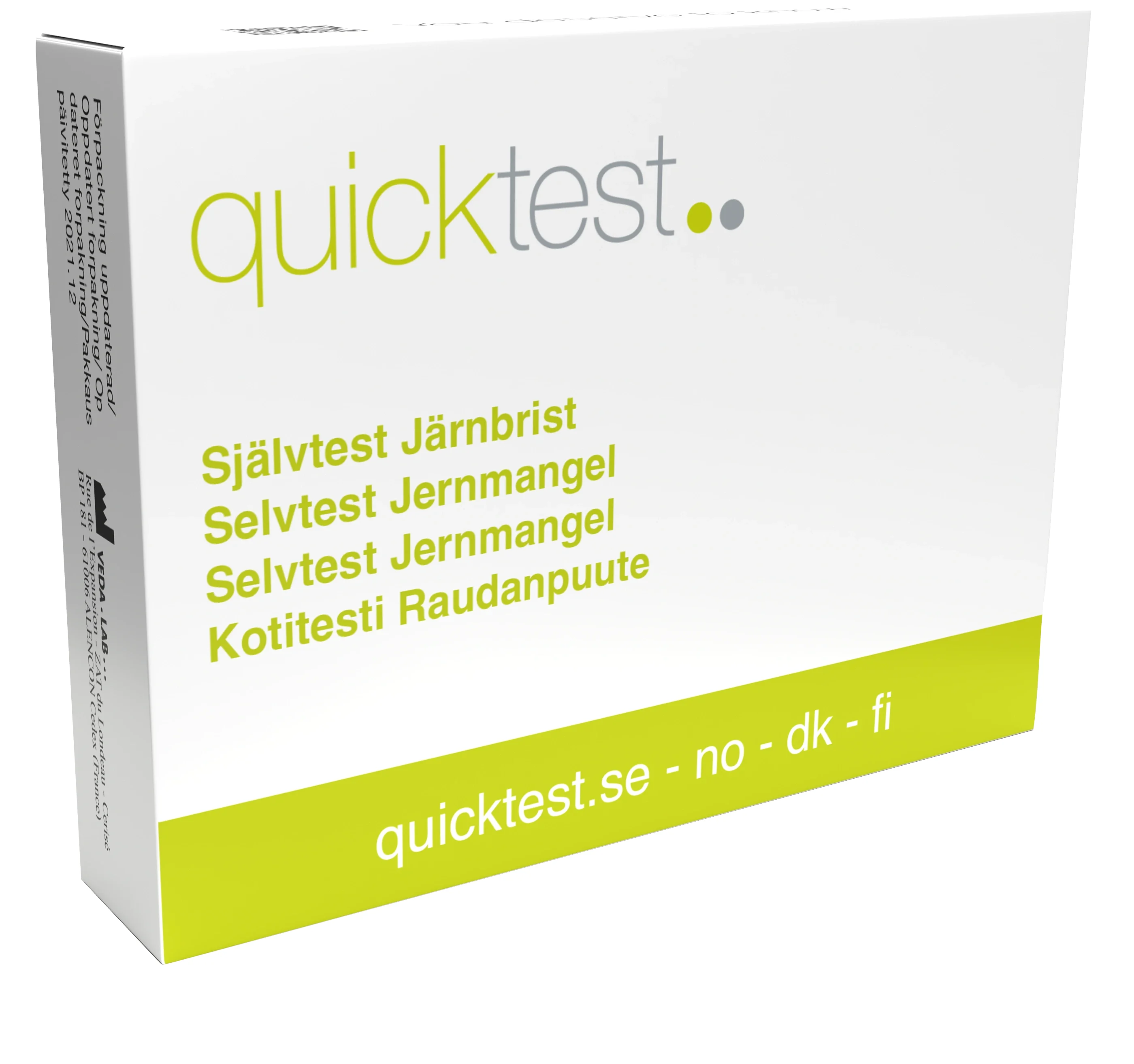 Quicktest Järnbristtest - Järn