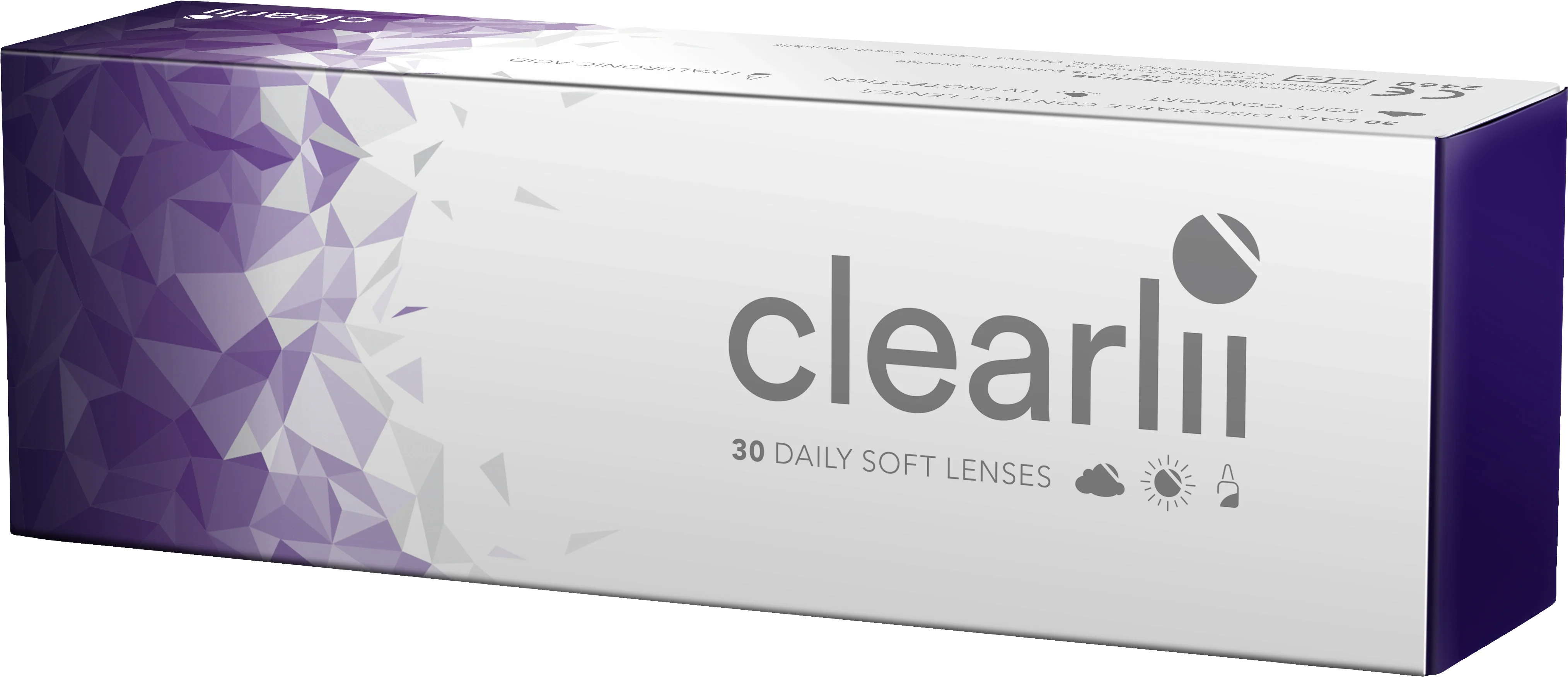 Clearlii Daily Soft Lenses endagslins 30-pack -2.25 - Endagslinser