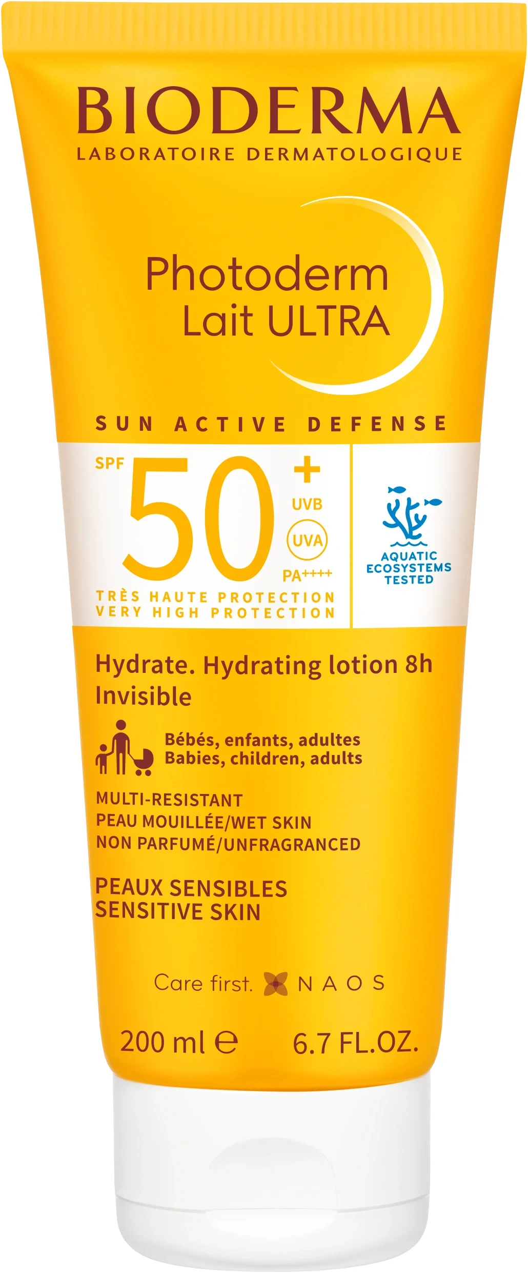 Bioderma Photoderm Lait Ultra SPF 50+, 200 ml - Solskydd kropp