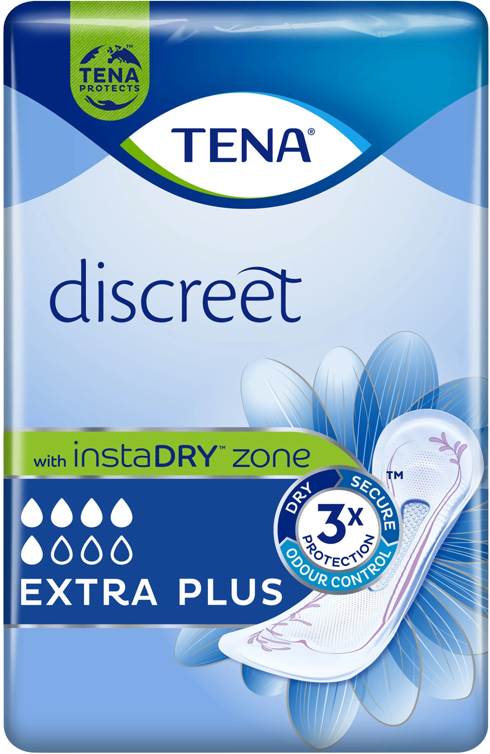 TENA Discreet Extra Plus InstaDry 8 st - Urinläckage & inkontinens