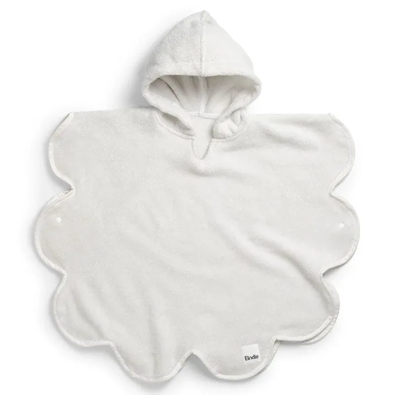 Elodie Bath Poncho Vanilla White 0-3 år - Badrockar & Morgonrockar för barn & bebis