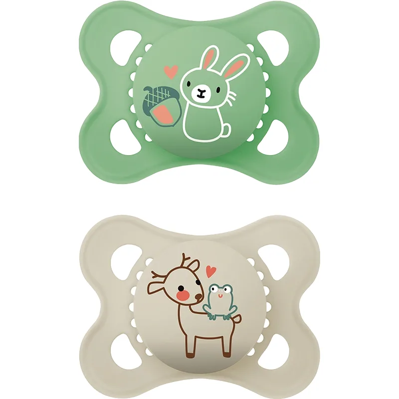 MAM Original Napp 0-6 mån Silk 2-pack Neutral - Nappar