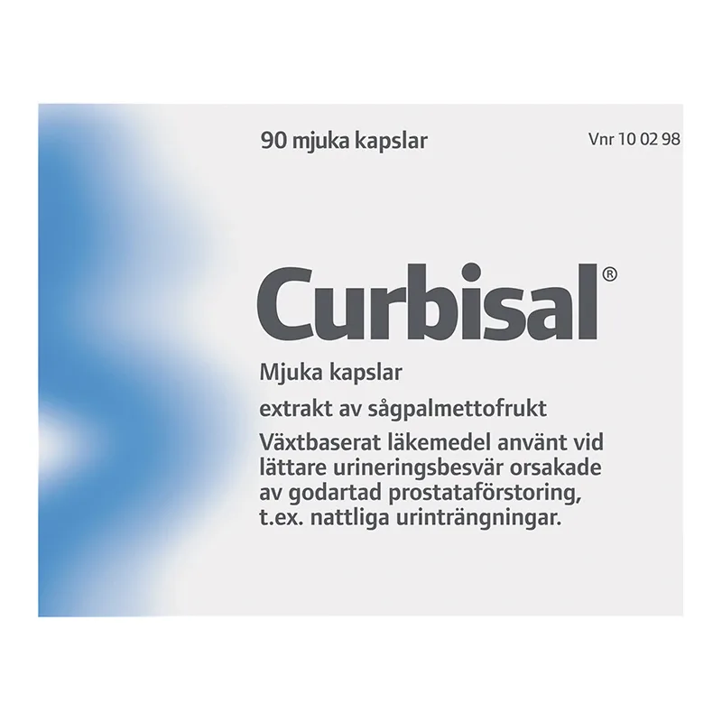 Curbisal 90 kapslar - Prostatabesvär