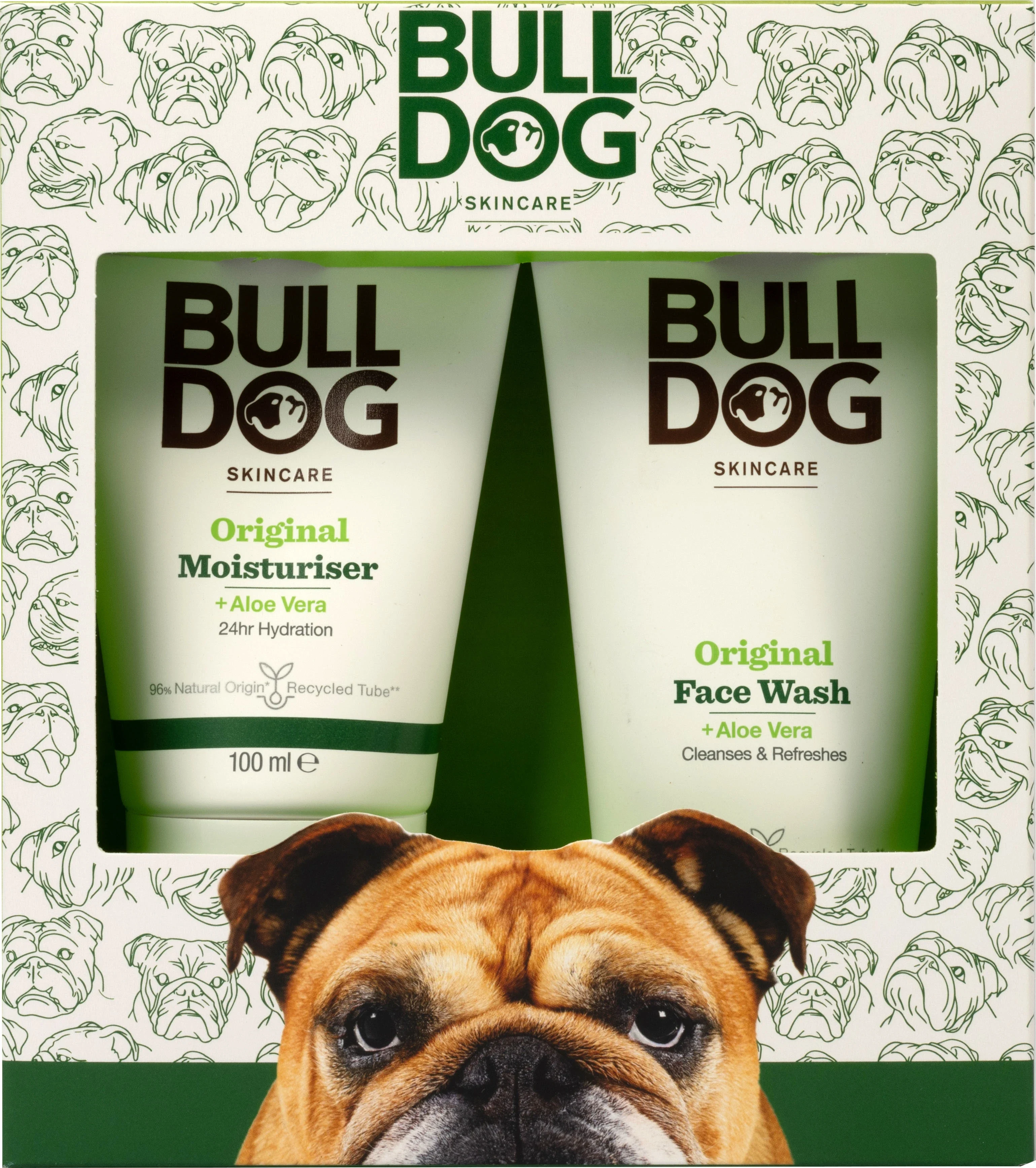Bulldog Original Skincare Duo Set 150+100 ml - Ansiktsrengöring för män