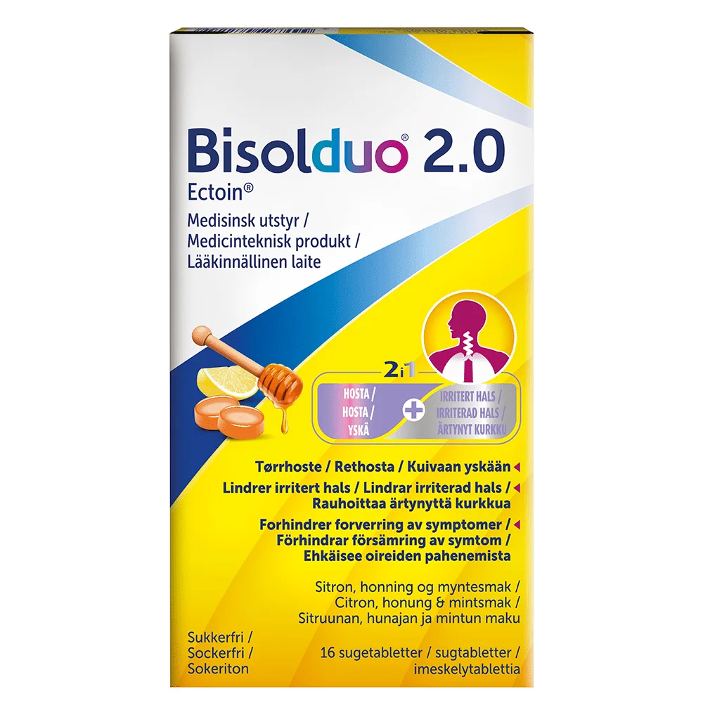 Bisolduo 2.0 Sugtabletter 16 st - Rethosta & torrhosta