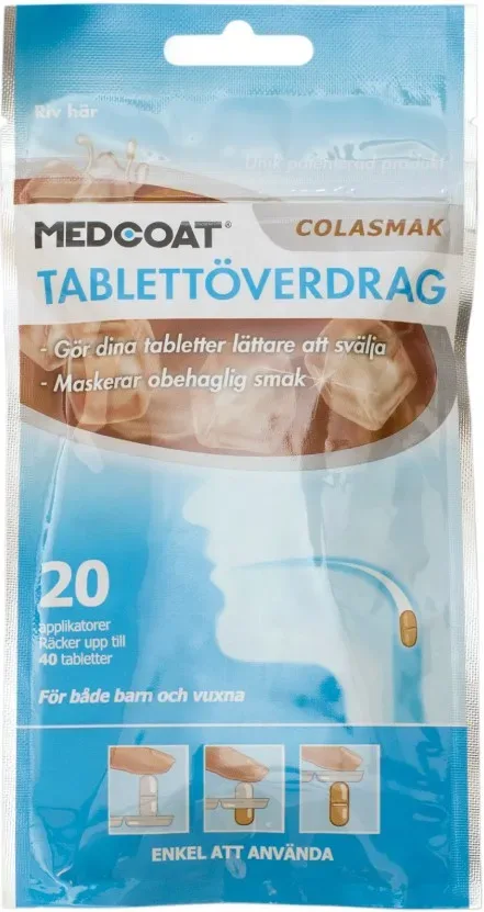 Medcoat Tablettöverdrag Colasmak 20 st - Vårdhjälpmedel & tester