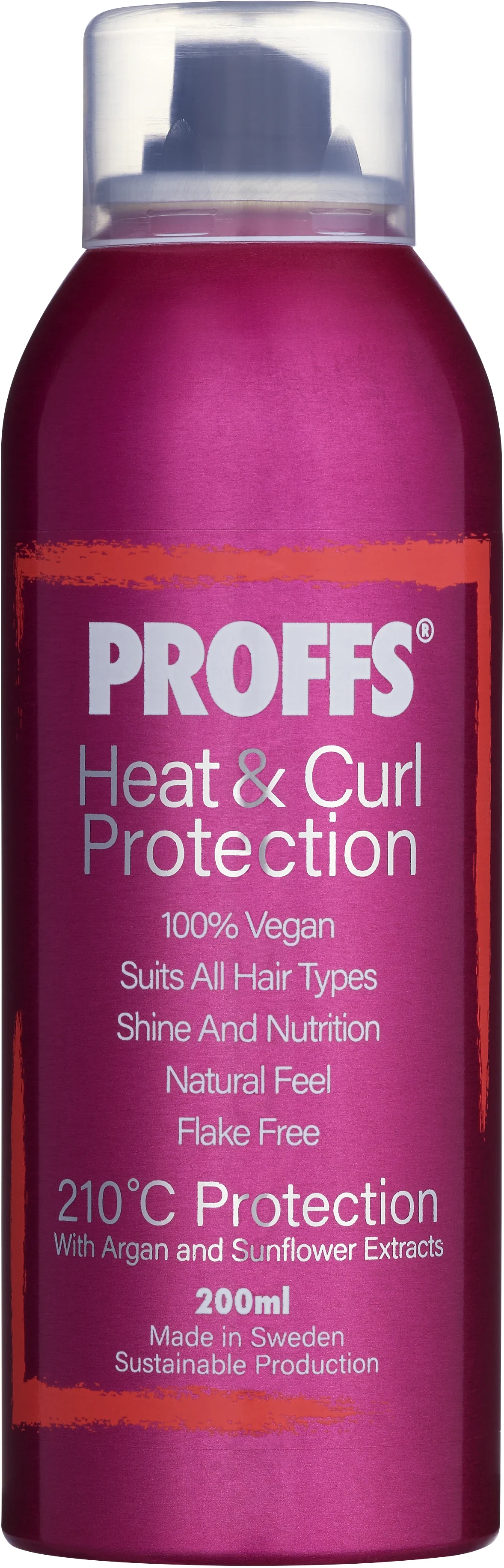 PROFFS Heat & Curl Protection 200 ml - Värmeskydd för håret