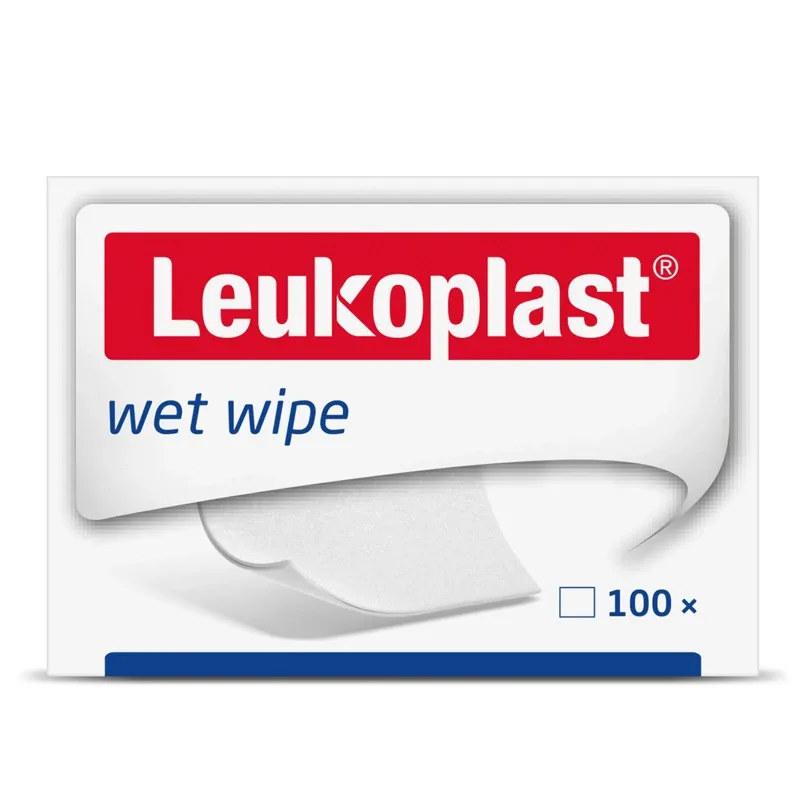 Leukoplast Wet Wipe 3x3 cm 100 st - Vårdhjälpmedel & tester