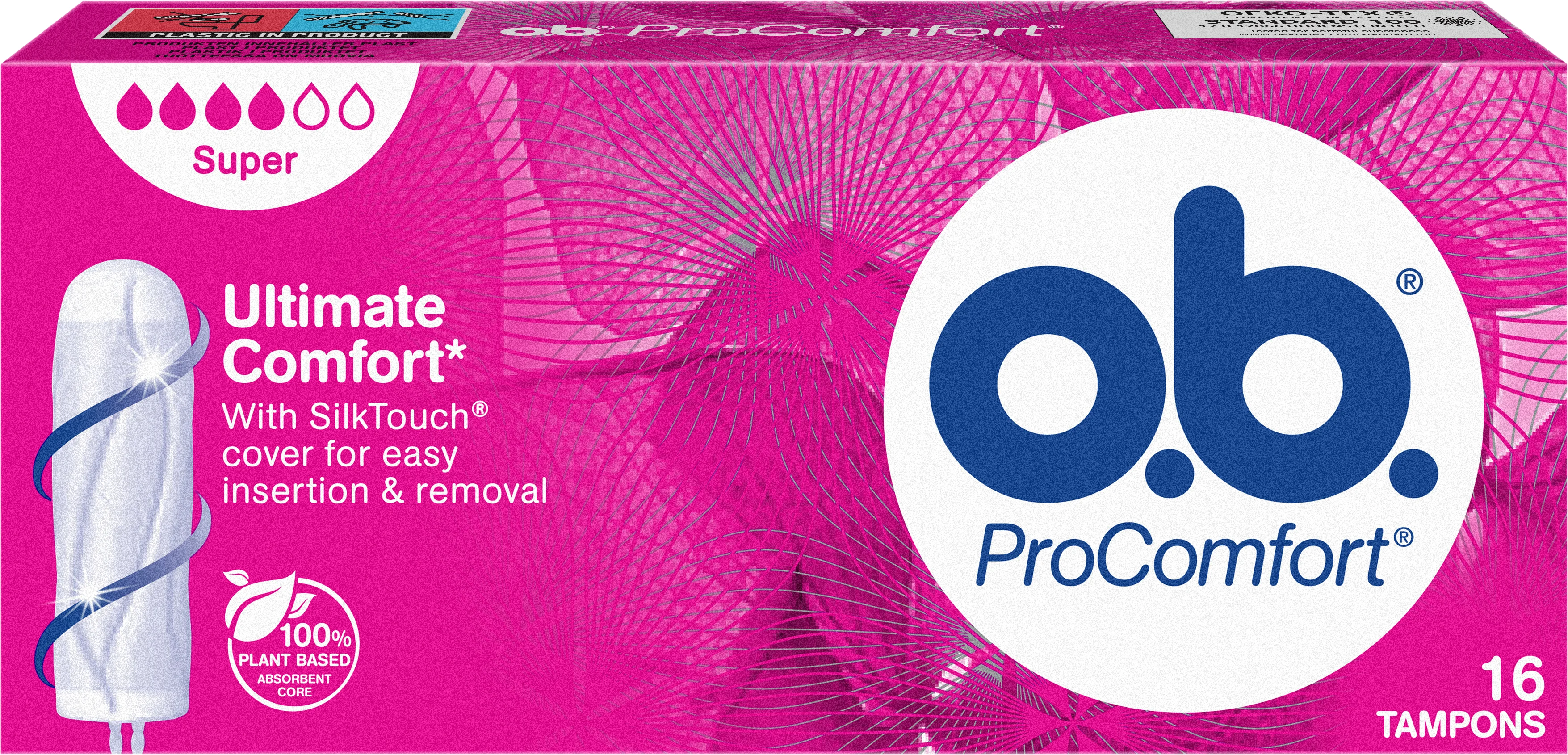 O.b. ProComfort Super Tampong 16 st - Tamponger