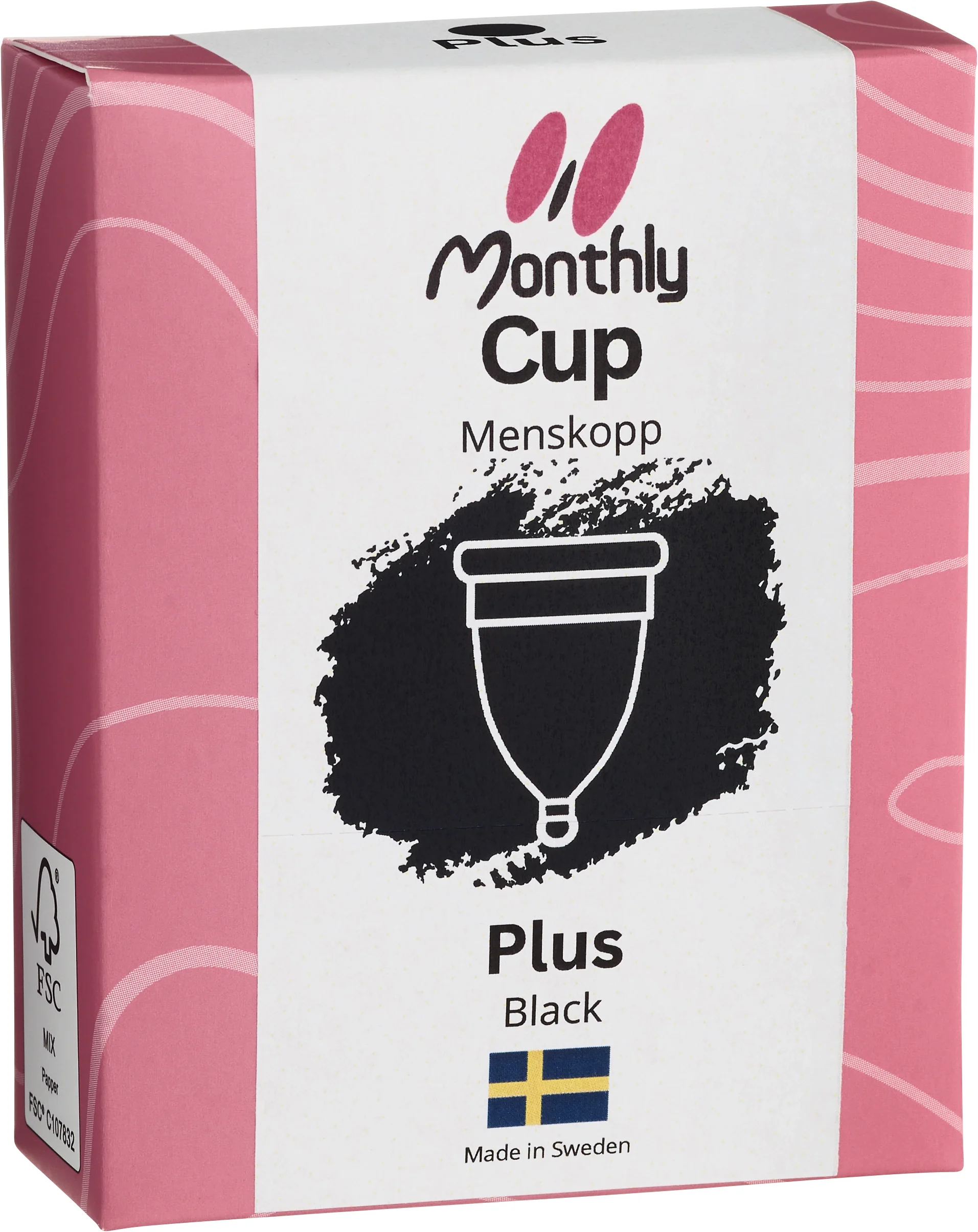 MonthlyCup Plus Black 1 st - Menskopp