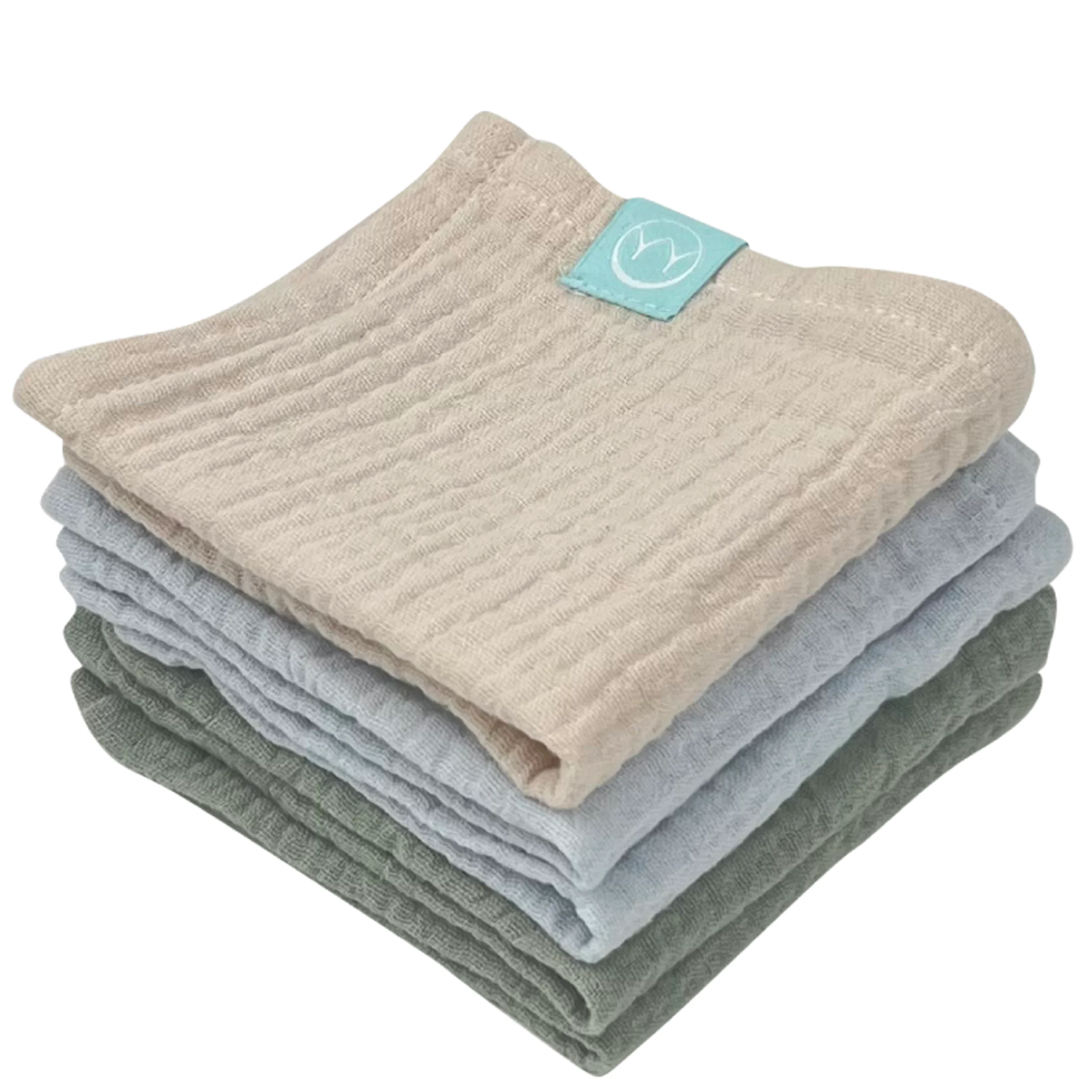 Najell Muslindukar 5-pack Multicolor - Tvättlappar