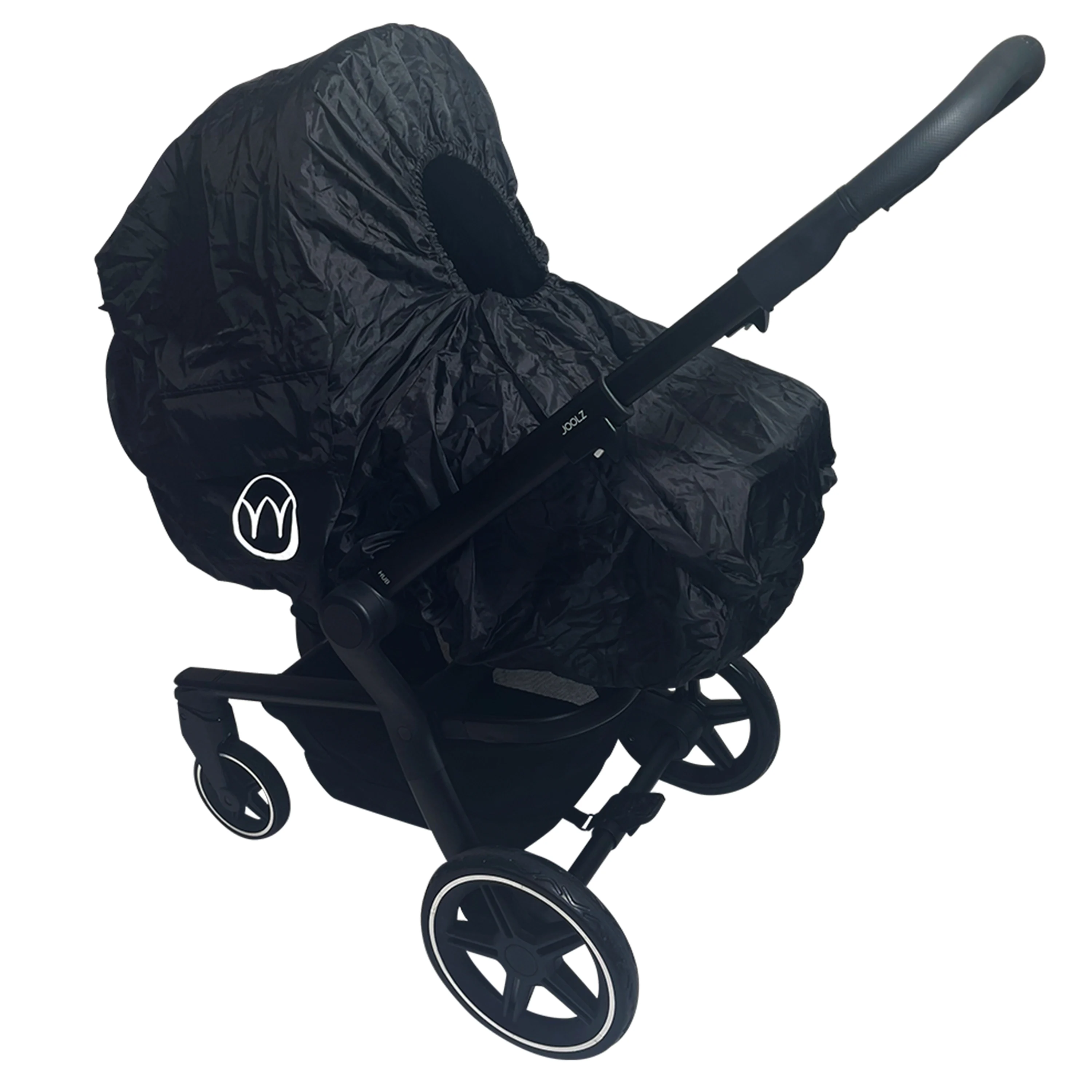 Najell Regnsydd Matte Black - Myggnät och regnskydd för barnvagn