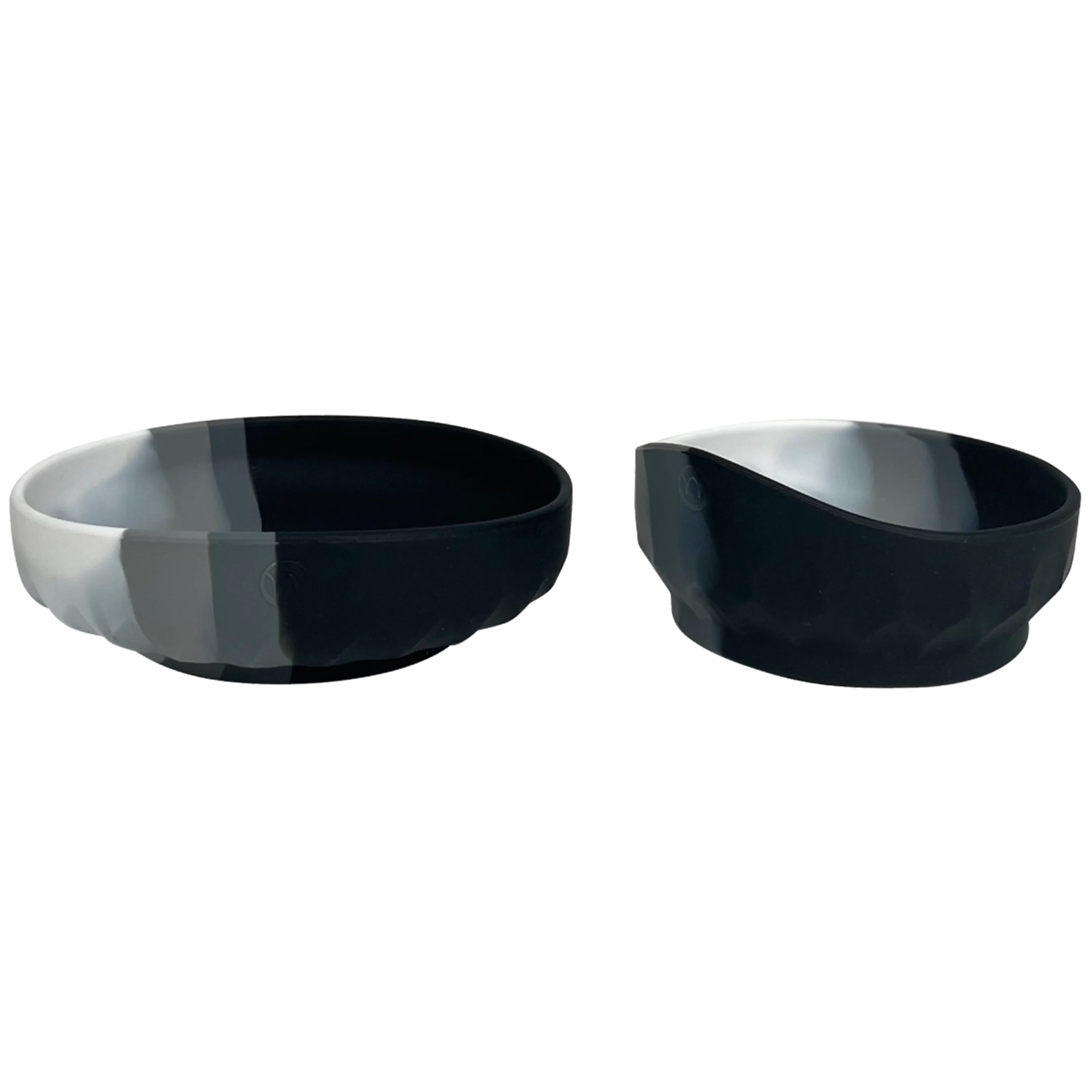 Najell Barntallrik & Skål Silikon Moonstone Black - Barntallrik & barnbestick