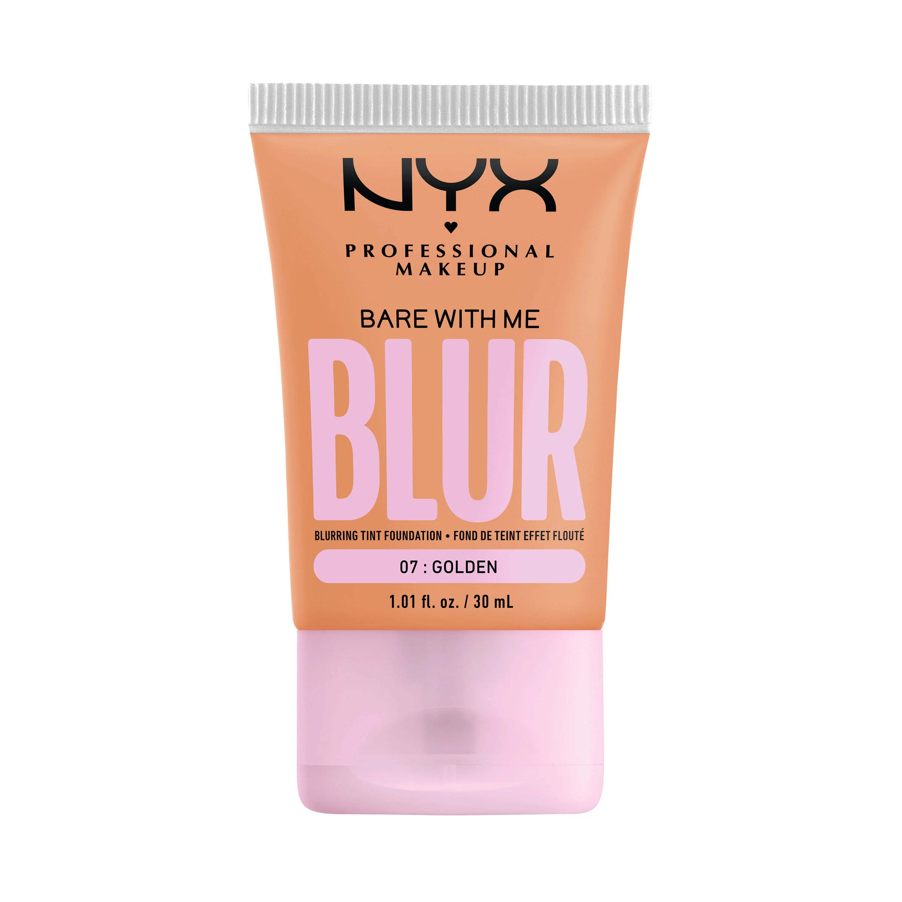 NYX Professional Makeup Bare With Me Blur Tint Foundation 30 ml 07 Golden - Flytande foundation