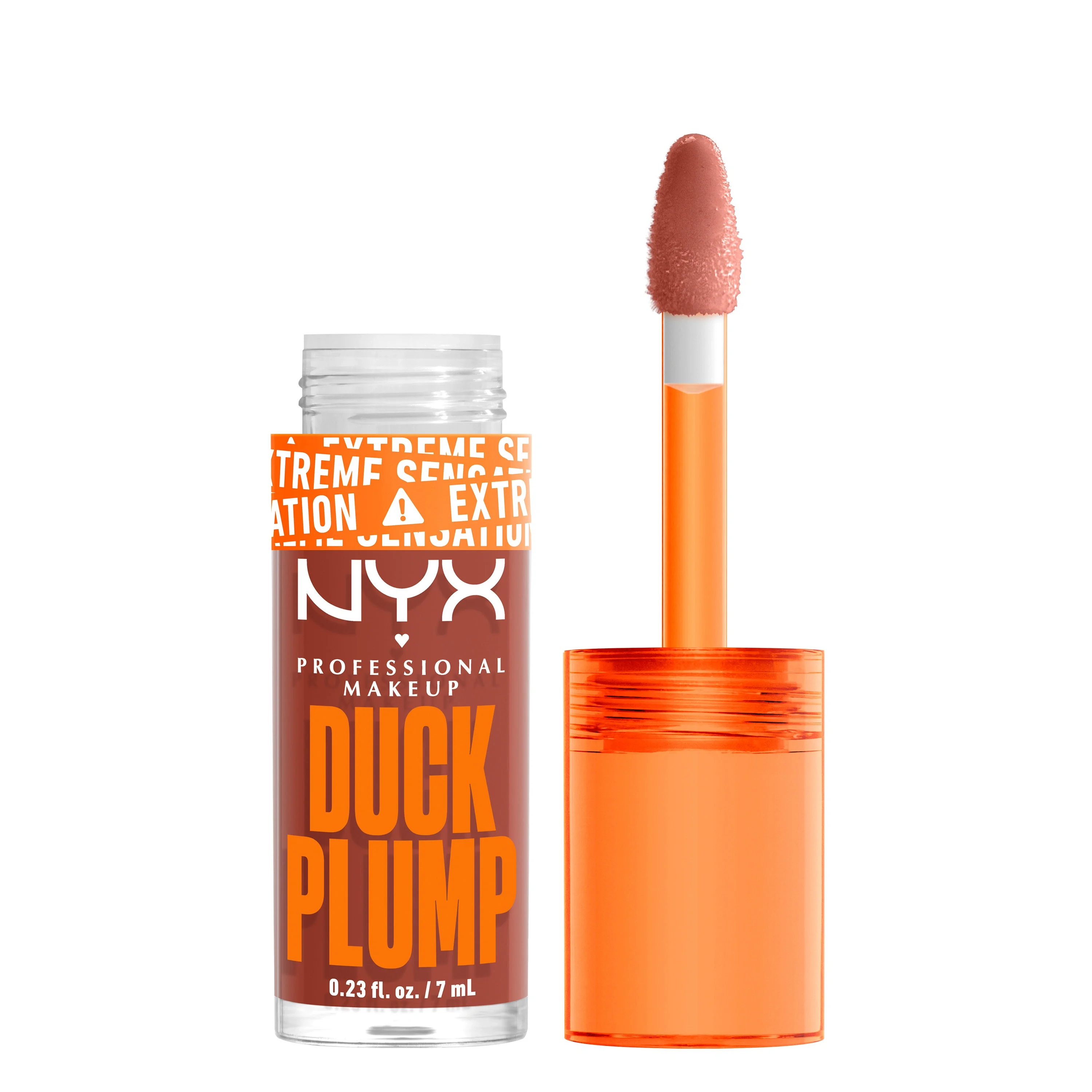NYX Professional Makeup Duck Plump Lip Gloss 7 ml 05 Brown of Applause - Lip plumper