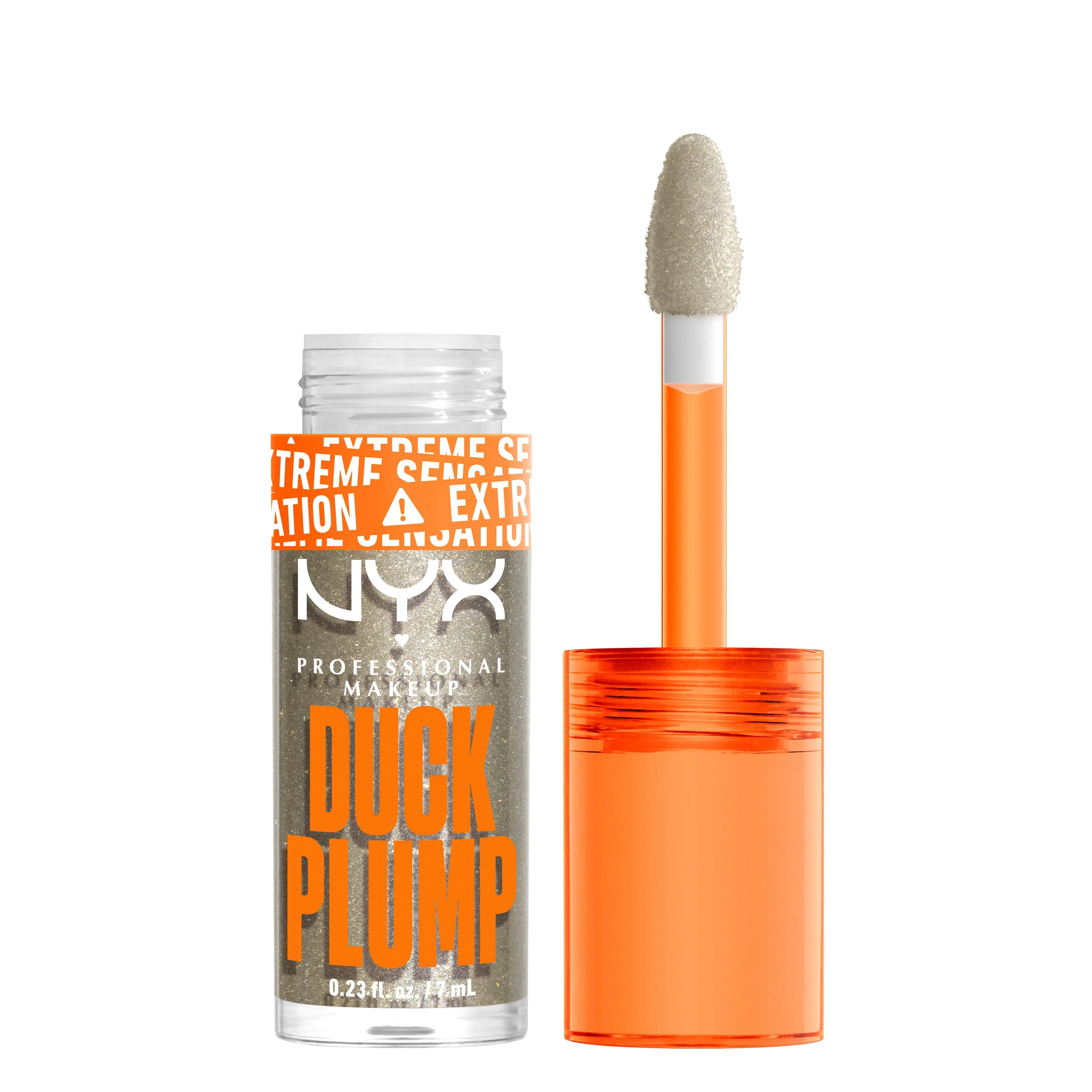 NYX Professional Makeup Duck Plump Lip Gloss 7 ml 20 Quazy Silver - Lip plumper