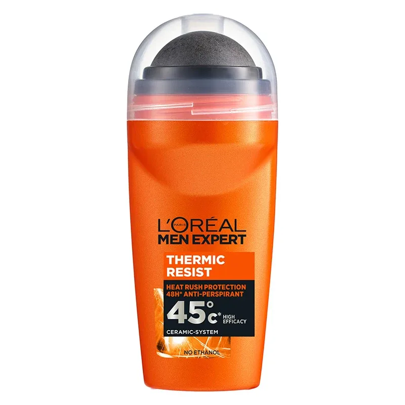 L'Oréal Paris Men Expert Thermic Resist Heat Protection 48H Anti-Perspirant Deodorant Roll-On 100 ml - Deodorant & antiperspirant för män