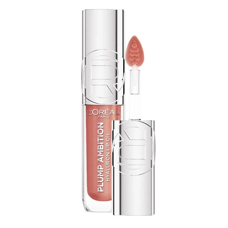 L'Oréal Paris Plump Ambition Hyaluron Lip Oil 5 ml 650 Nude Macaron - Läppglans