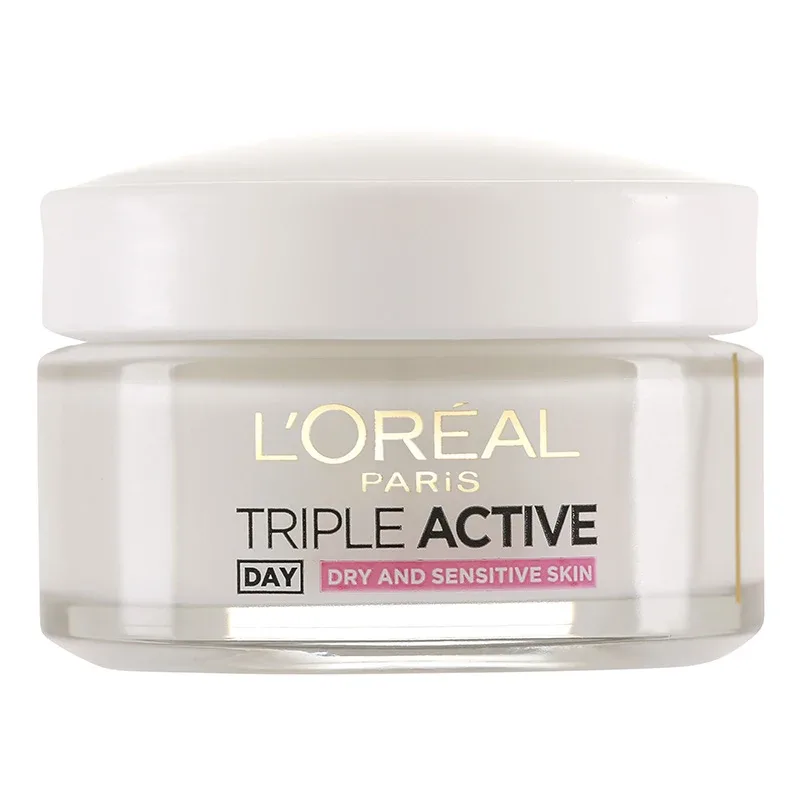 L'Oréal Paris Triple Active Protecting Day Moisturising Care Dry-Sensitive Skin 50 ml - Ansiktskräm - dagkräm