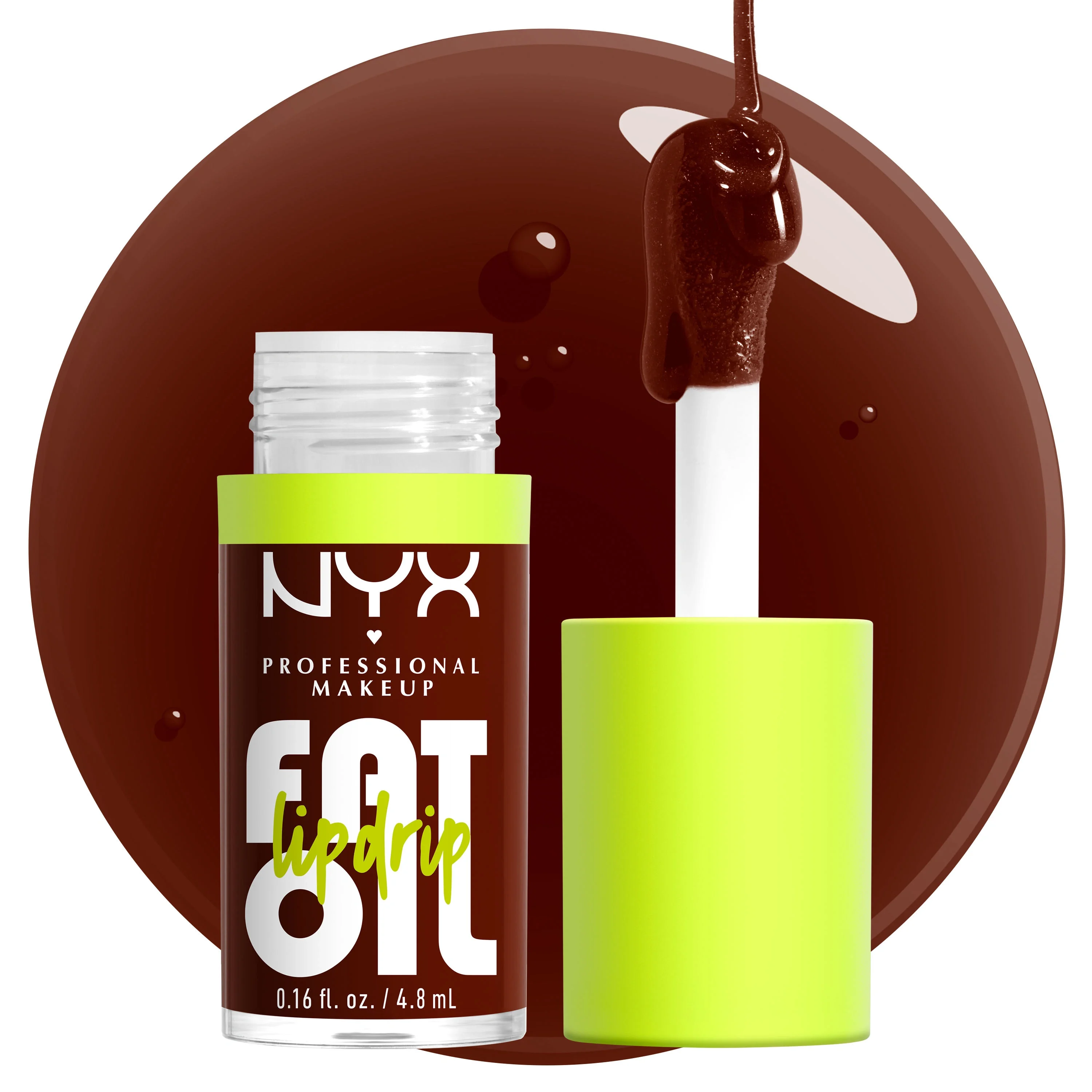 NYX Professional Makeup Fat Oil Lip Drip Lip Gloss 4,8 ml 08 Status Update - Läppbalsam