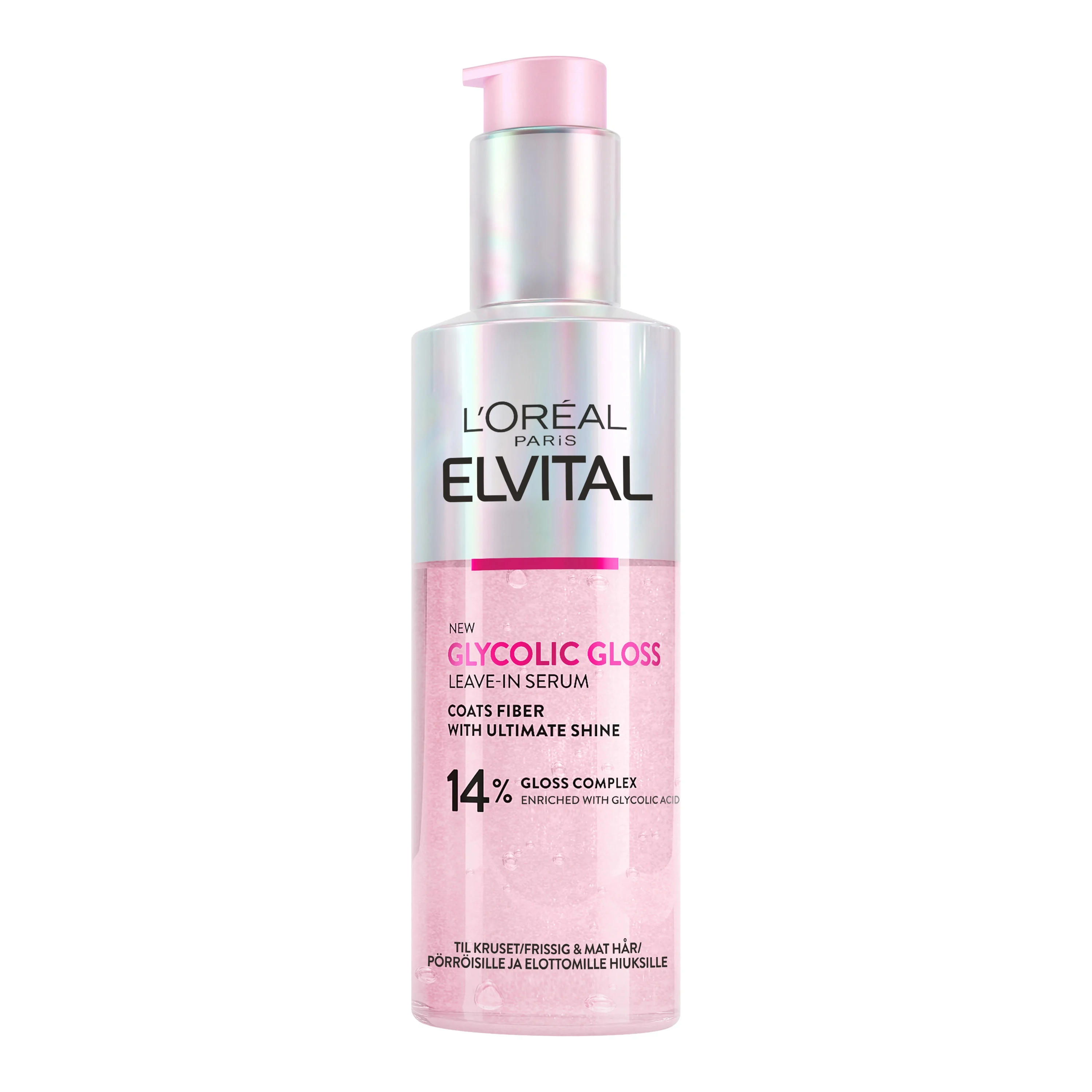 L'Oréal Paris Elvital Glycolic Gloss Leave-in Serum 150 ml - Hårserum