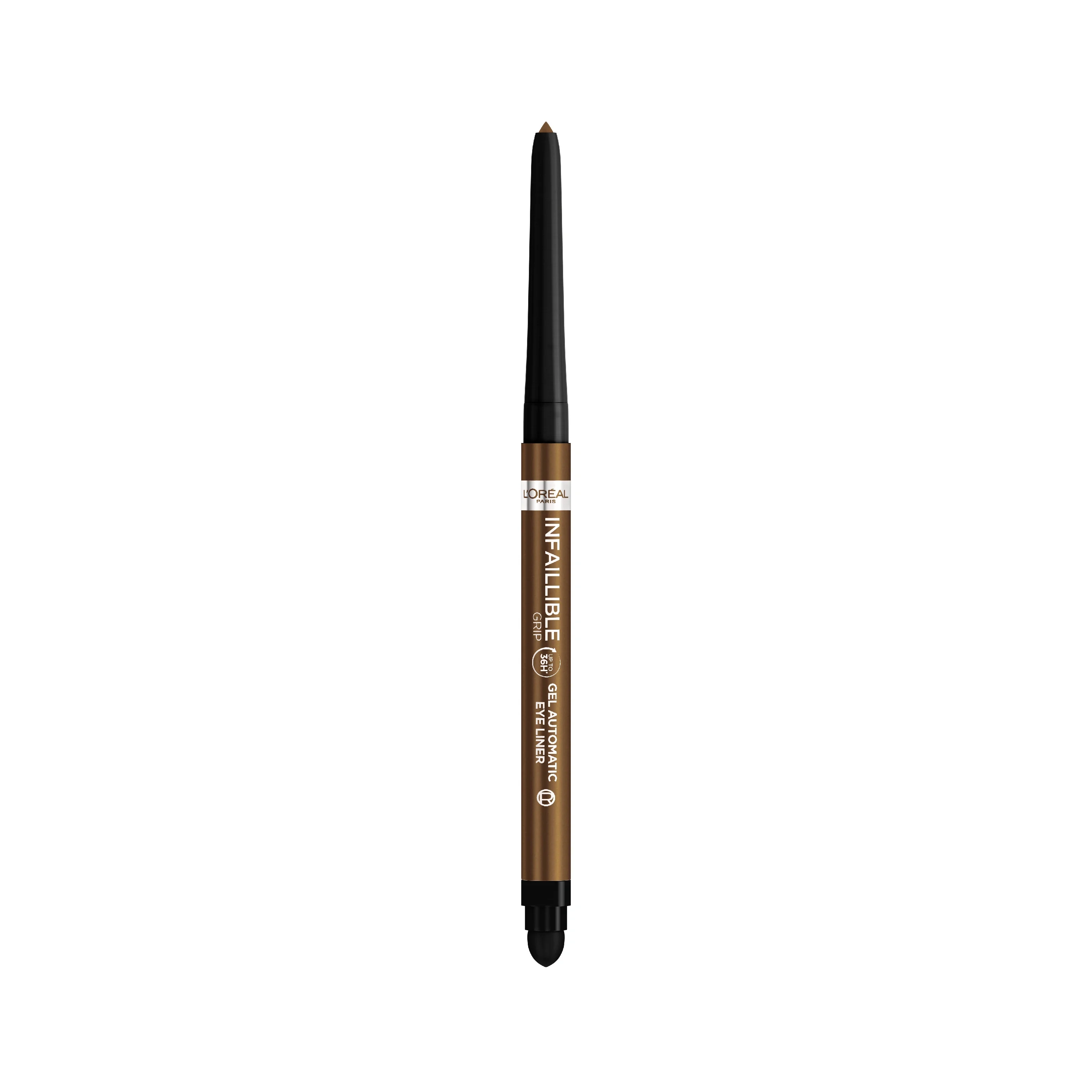 L'Oréal Paris Infaillible Grip 36H Gel Automatic Eyeliner Bronzed Espresso 12 0,32 g 12 Bronzed Espresso - Vattenfast eyeliner
