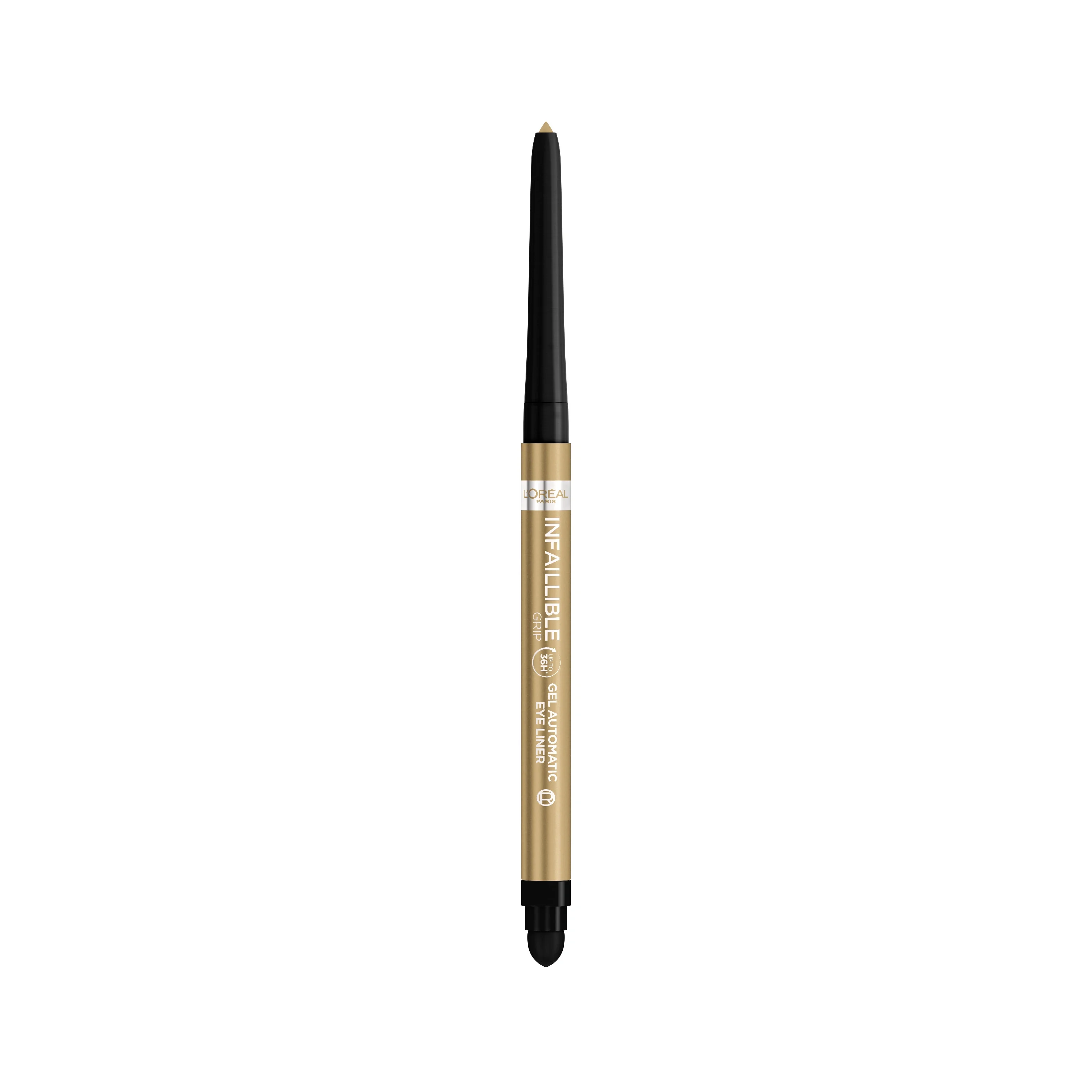 L'Oréal Paris Infaillible Grip 36H Gel Automatic Eyeliner Bronzed Espresso 12 0,32 g 14 Soft Gold - Vattenfast eyeliner