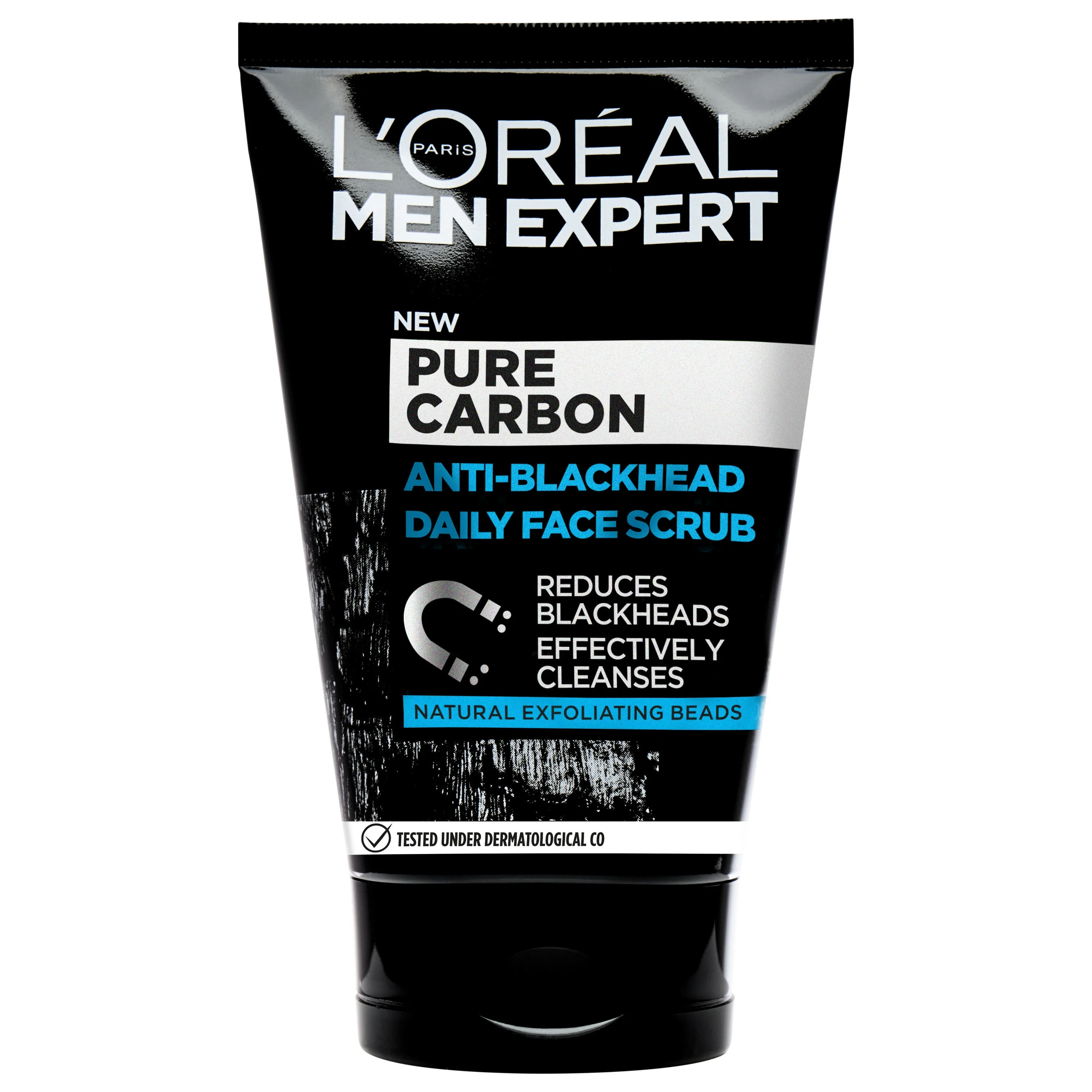 L'Oréal Paris Men Expert Pure Carbon Anti-Blackhead Daily Face Scrub 100 ml - Ansiktsrengöring