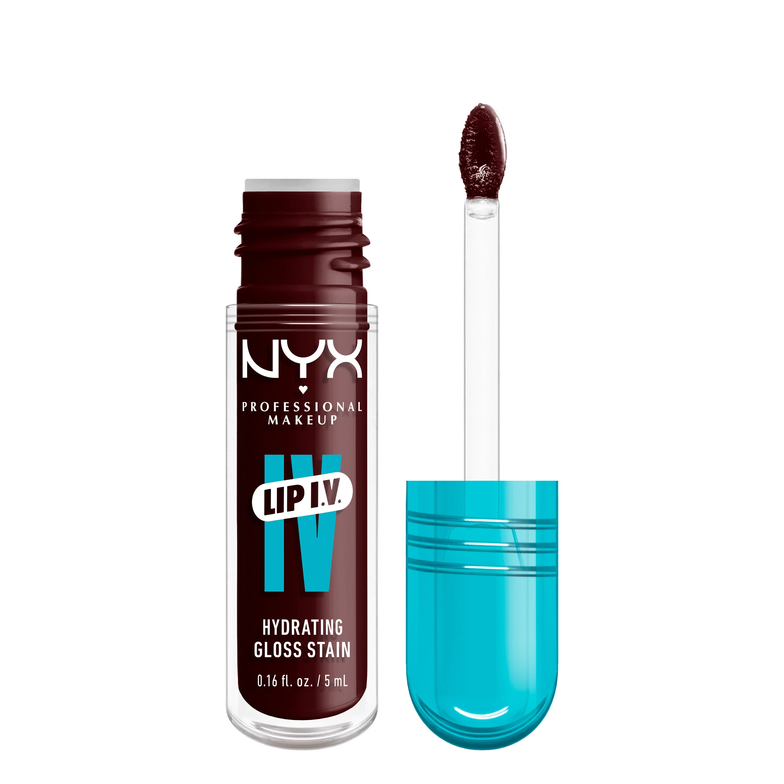 NYX Professional Makeup Lip I.V. Lip Gloss 5 ml 15 Water 'Bout Wine? - Veganskt smink
