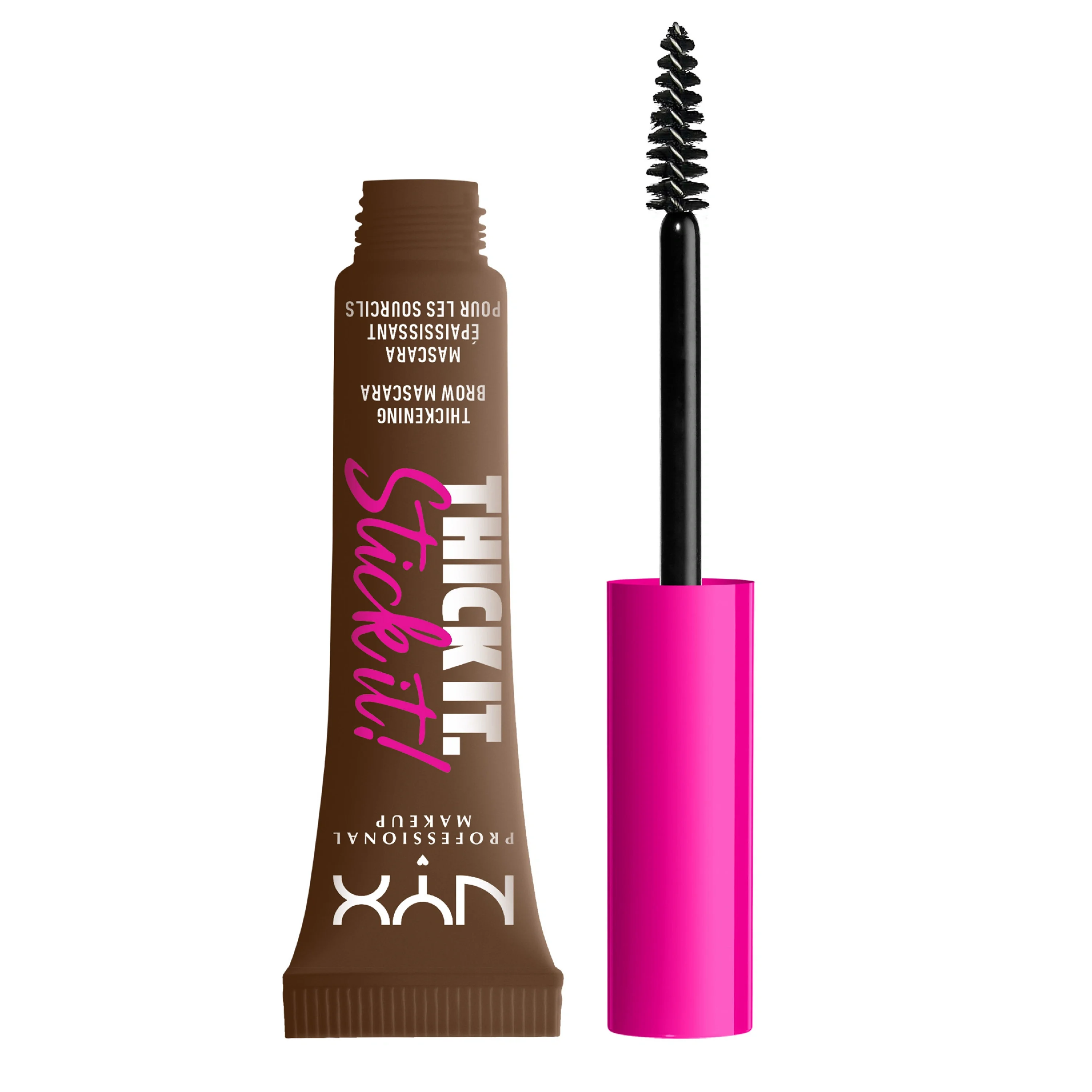 NYX Professional Makeup Thick it. Stick it! Brow Mascara 06 Brunette - Ögonbrynsgel