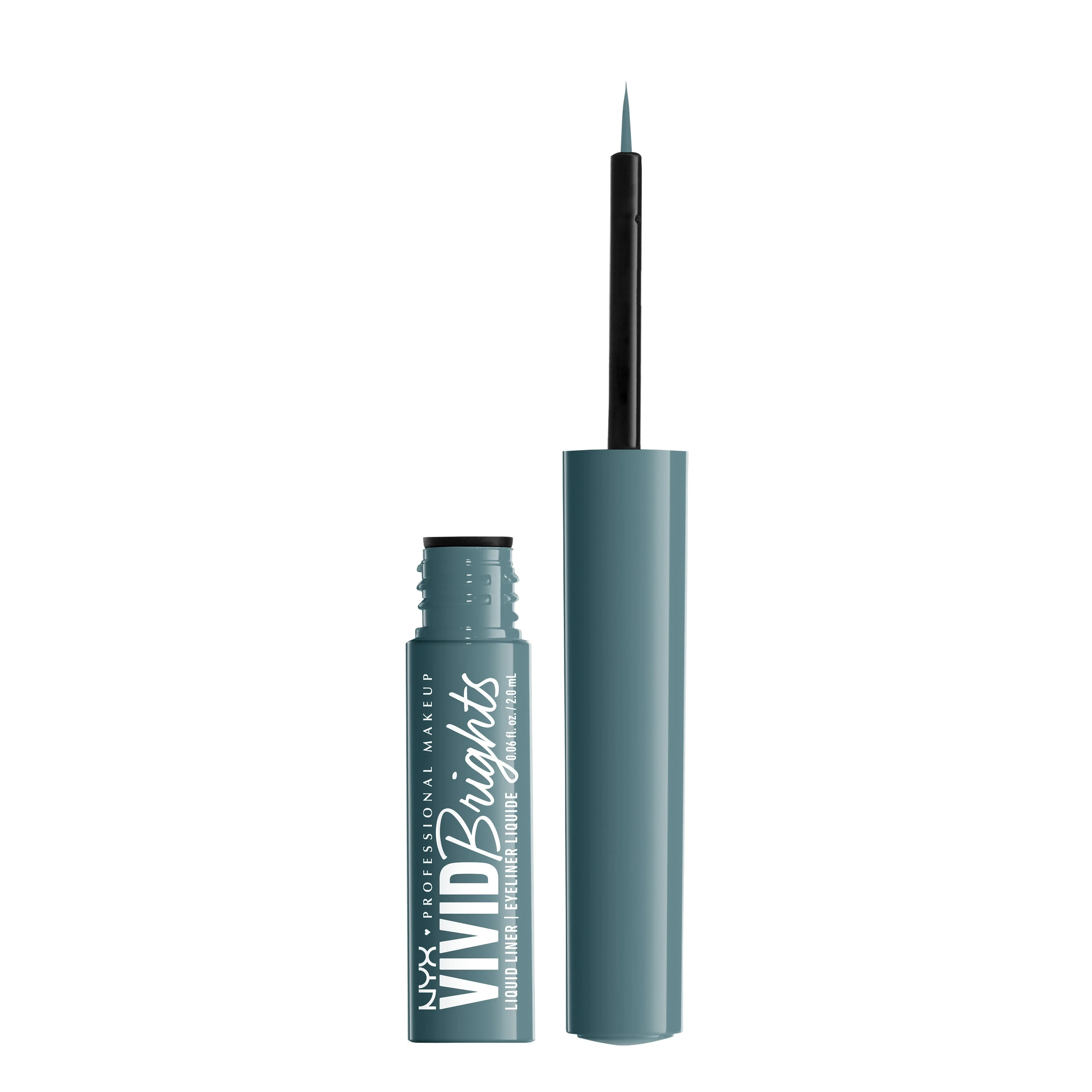 NYX Professional Makeup Vivid Bright Liquid Liner 2 ml 01 Cyan Simp - Eyeliner