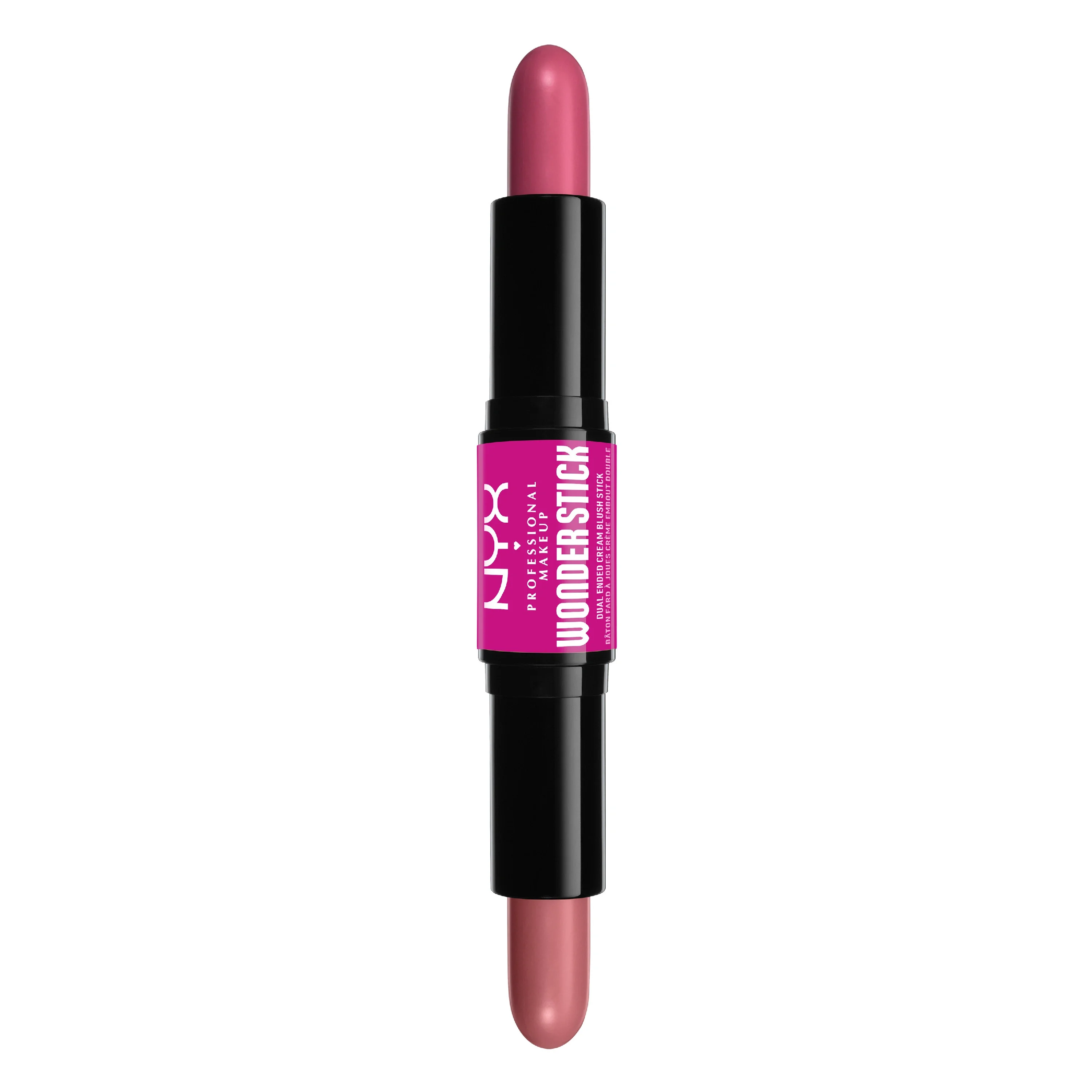 NYX Professional Makeup Wonder Stick Dual-Ended Cream Blush Stick 4 g 01 Light Peach N Baby Pink - Veganskt smink