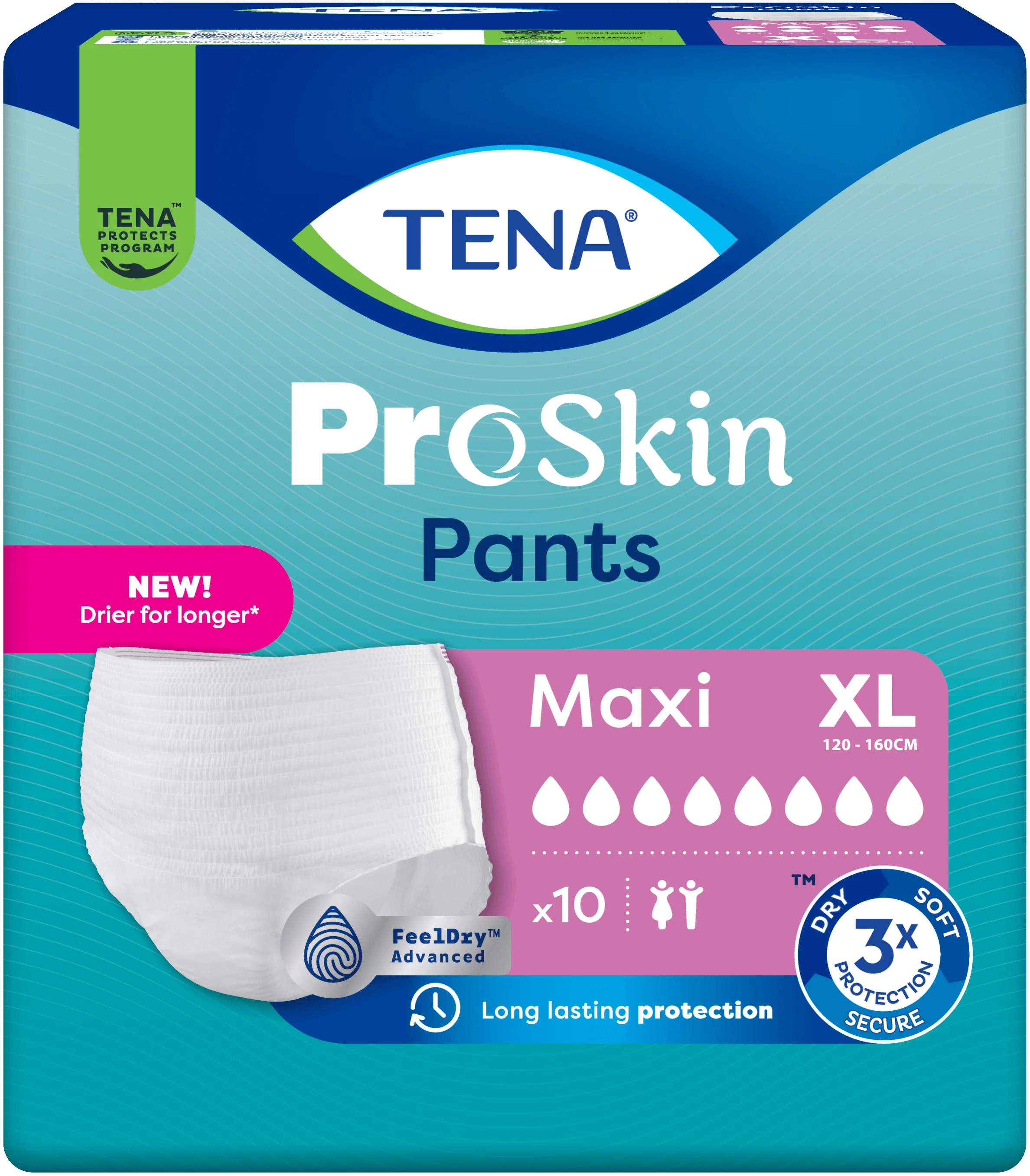TENA Pants Maxi XL 10 st - Urinläckage & inkontinens